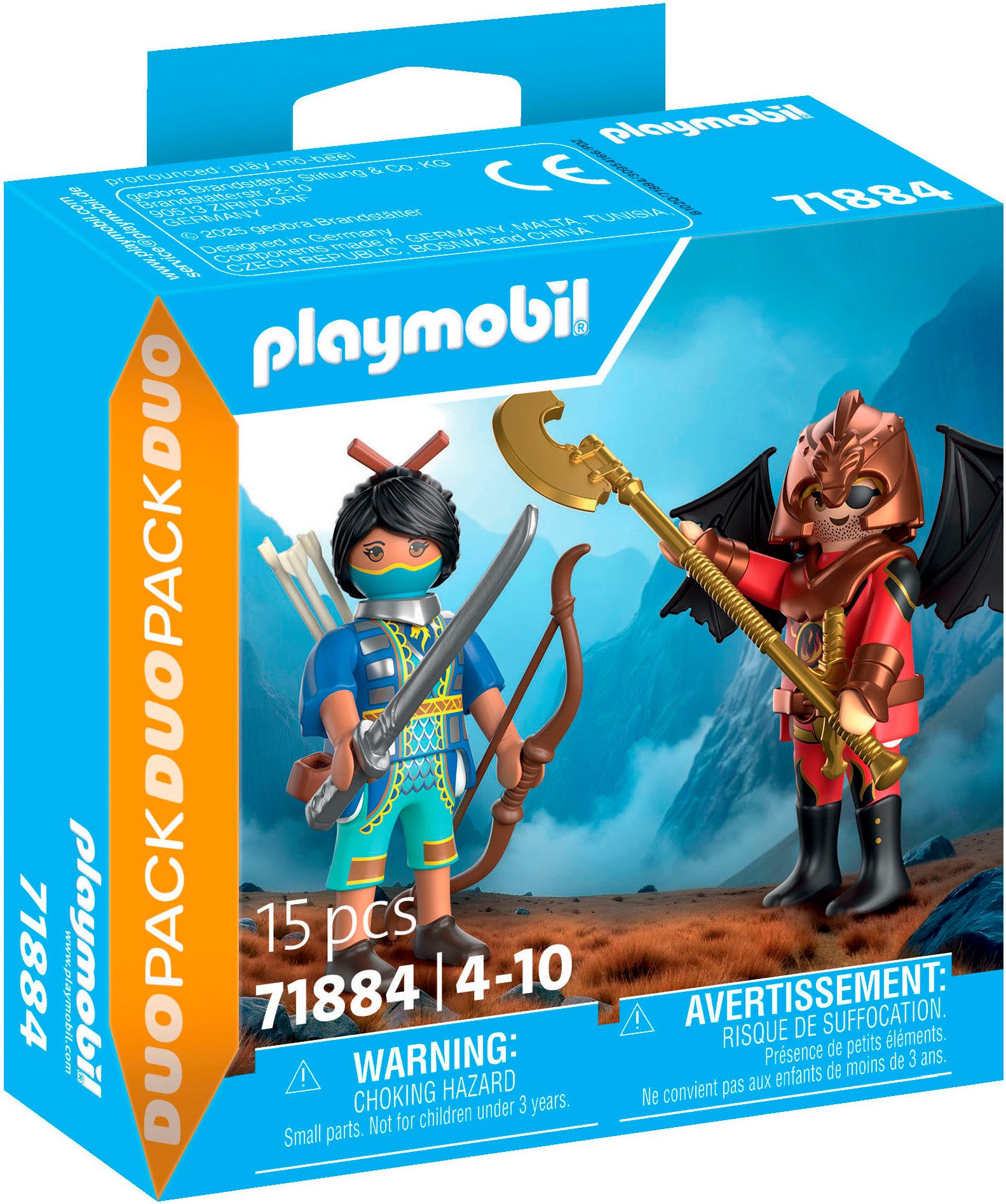 Playmobil® Constructie-speelset Novelmore vs. Burnham Duell (71884), Duo Pack (15-delig)