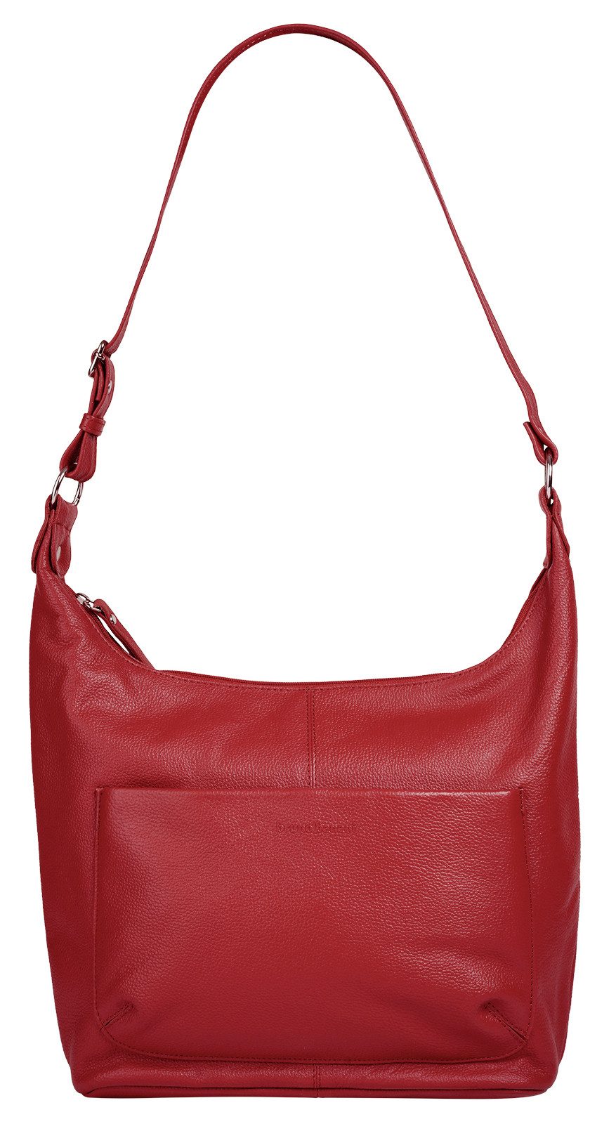 Bruno Banani Shopper echt leder dames shoppers maat Onesize rood