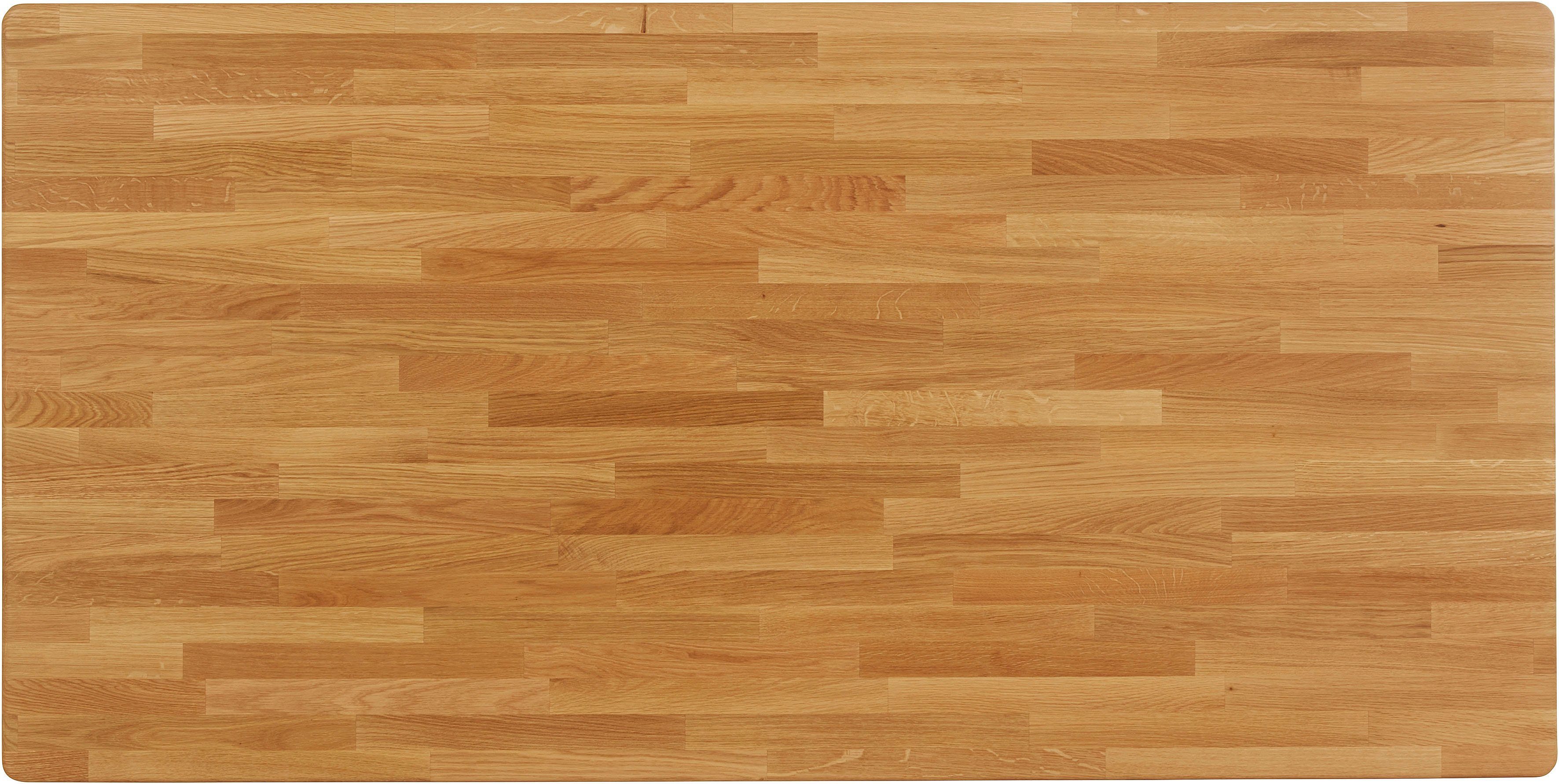 andas Eettafel Toarp Massief eikenhout eettafel in Scandi look, FSC-gecertificeerd