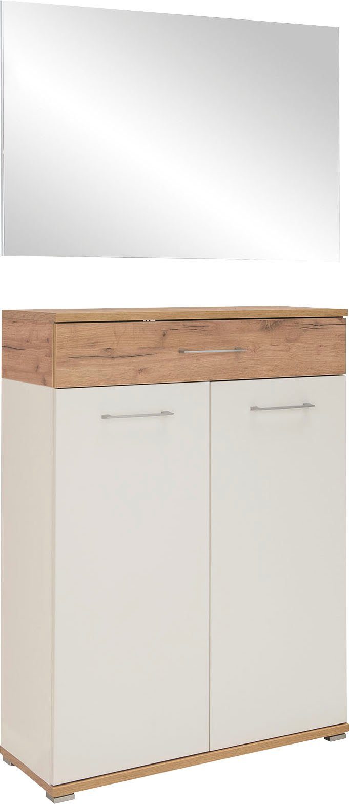 GERMANIA Halmeubelset GW-Topix Deuren met soft-close-functie (set, 2-delig) wandkapstokken wit