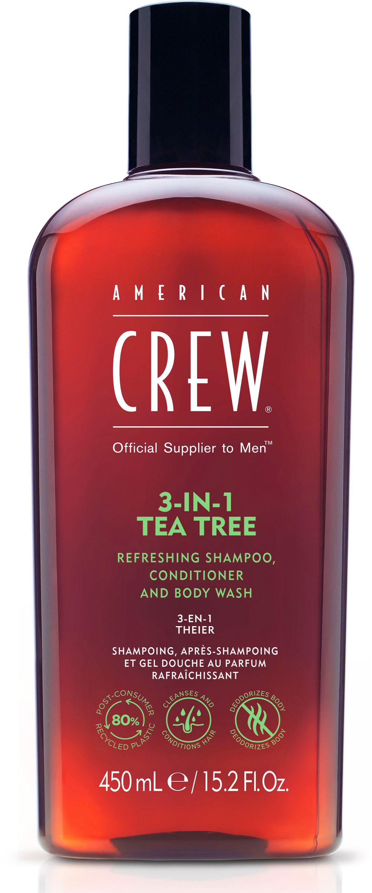 American Crew Haarshampoo 3In1 Tea Tree Shampoo 450 ml