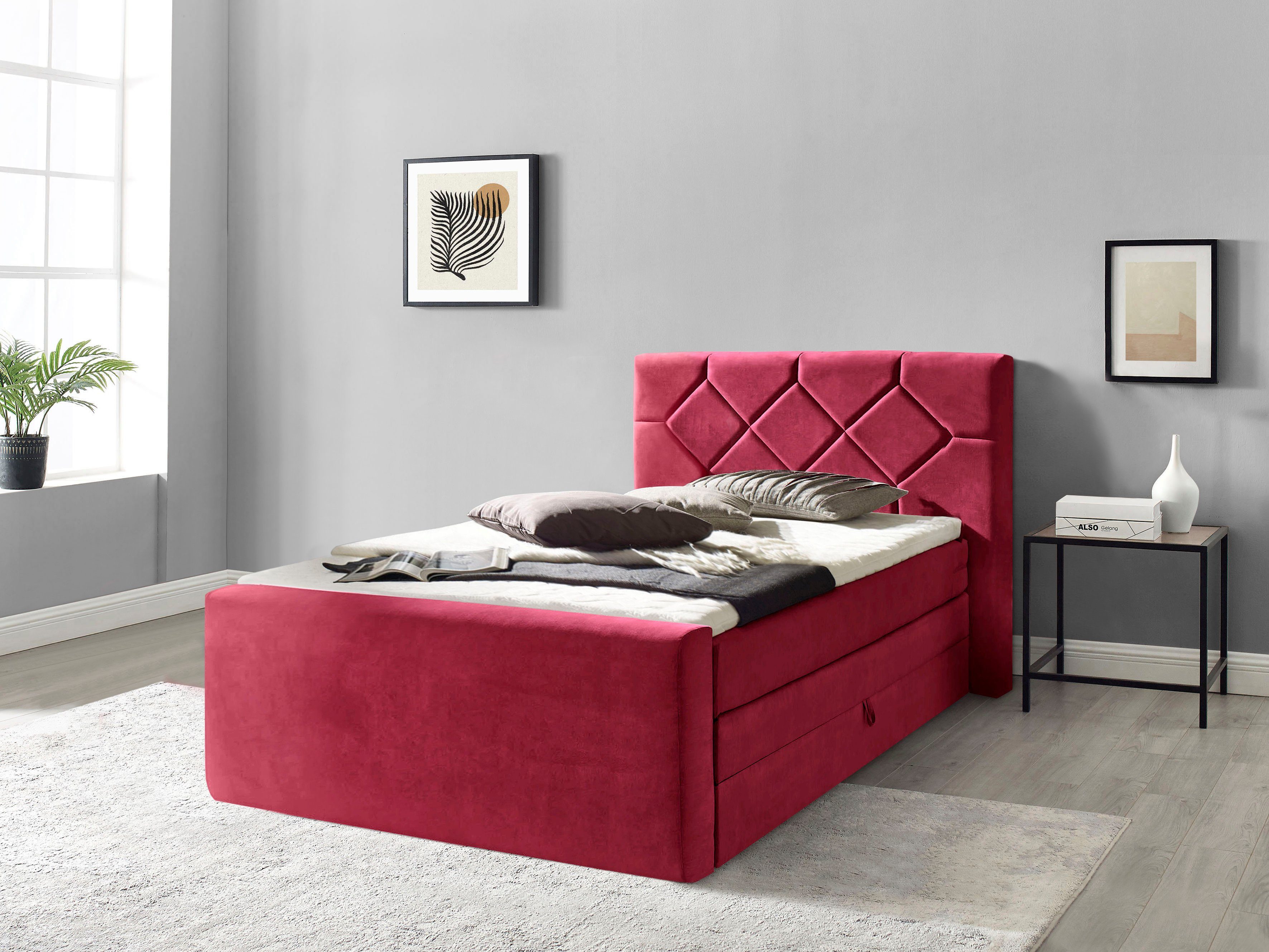 Places of Style Boxspring Atlanta inclusief topmatras en bedkist