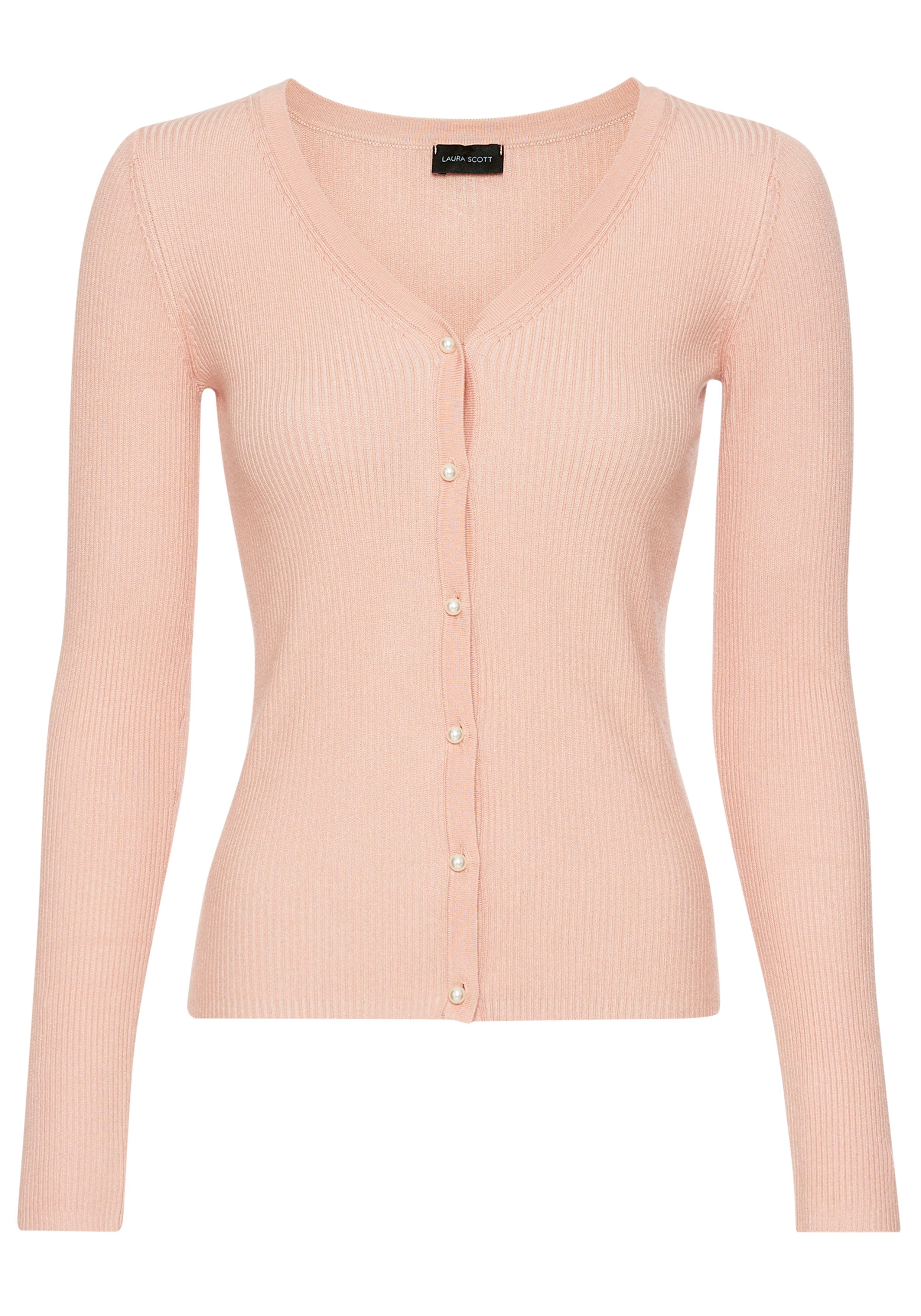 Laura Scott Cardigan met parelknopen - nieuw