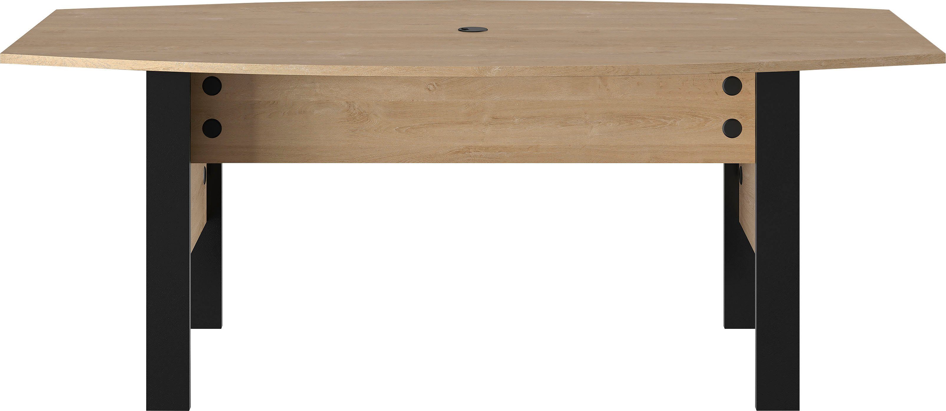 Gami Vergadertafel Faro moderne industriële look bureaus beige