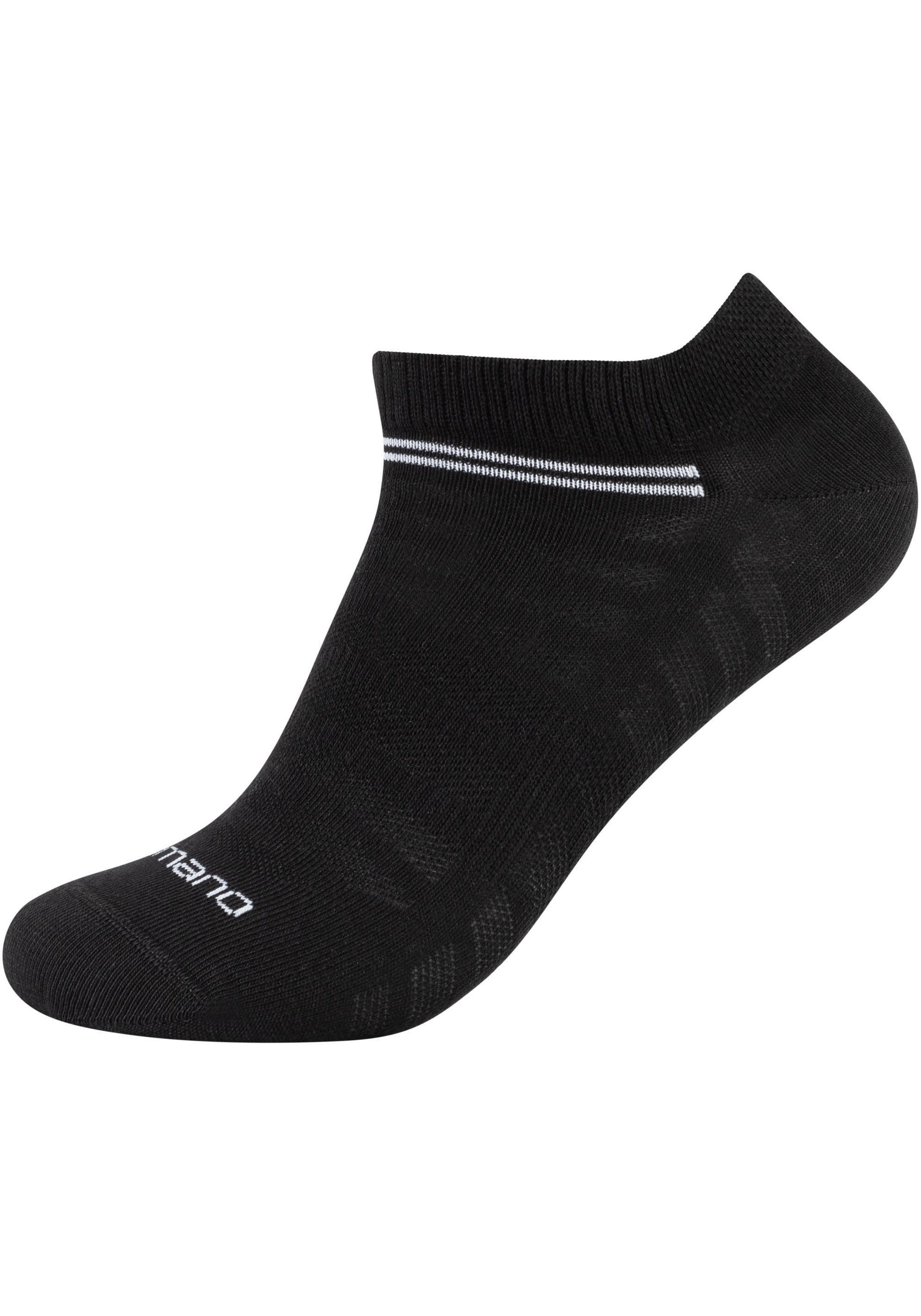 Camano Korte sokken Mesh ventilation met modieuze streepjespatronen (10 paar)
