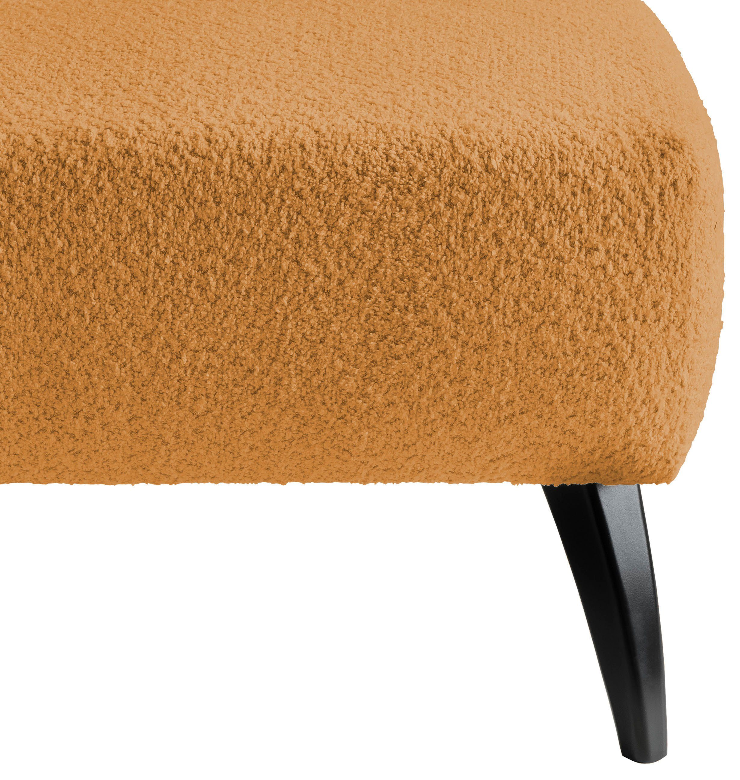 INOSIGN Hocker Colori Kleur houten poten naar keuze, verschillende stoffen, hoogwaardige stof
