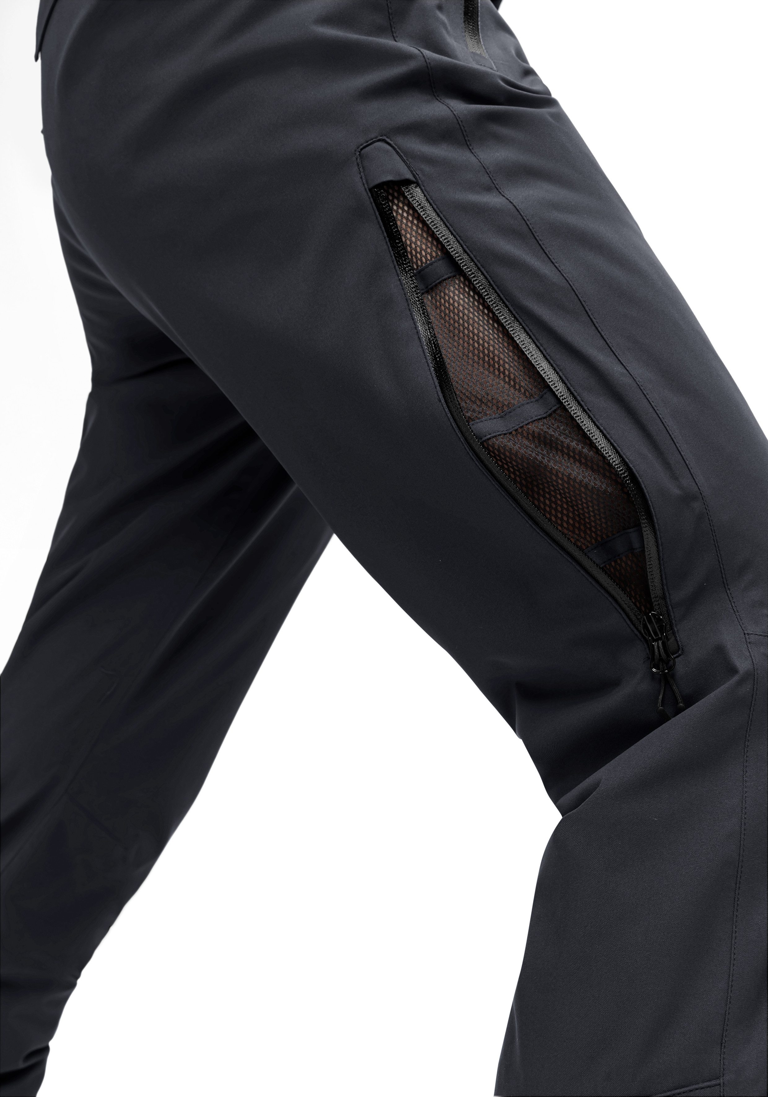 Maier Sports Skibroek Anton Vent slim Heren sneeuwbroek met bretels wind waterdicht slim fit