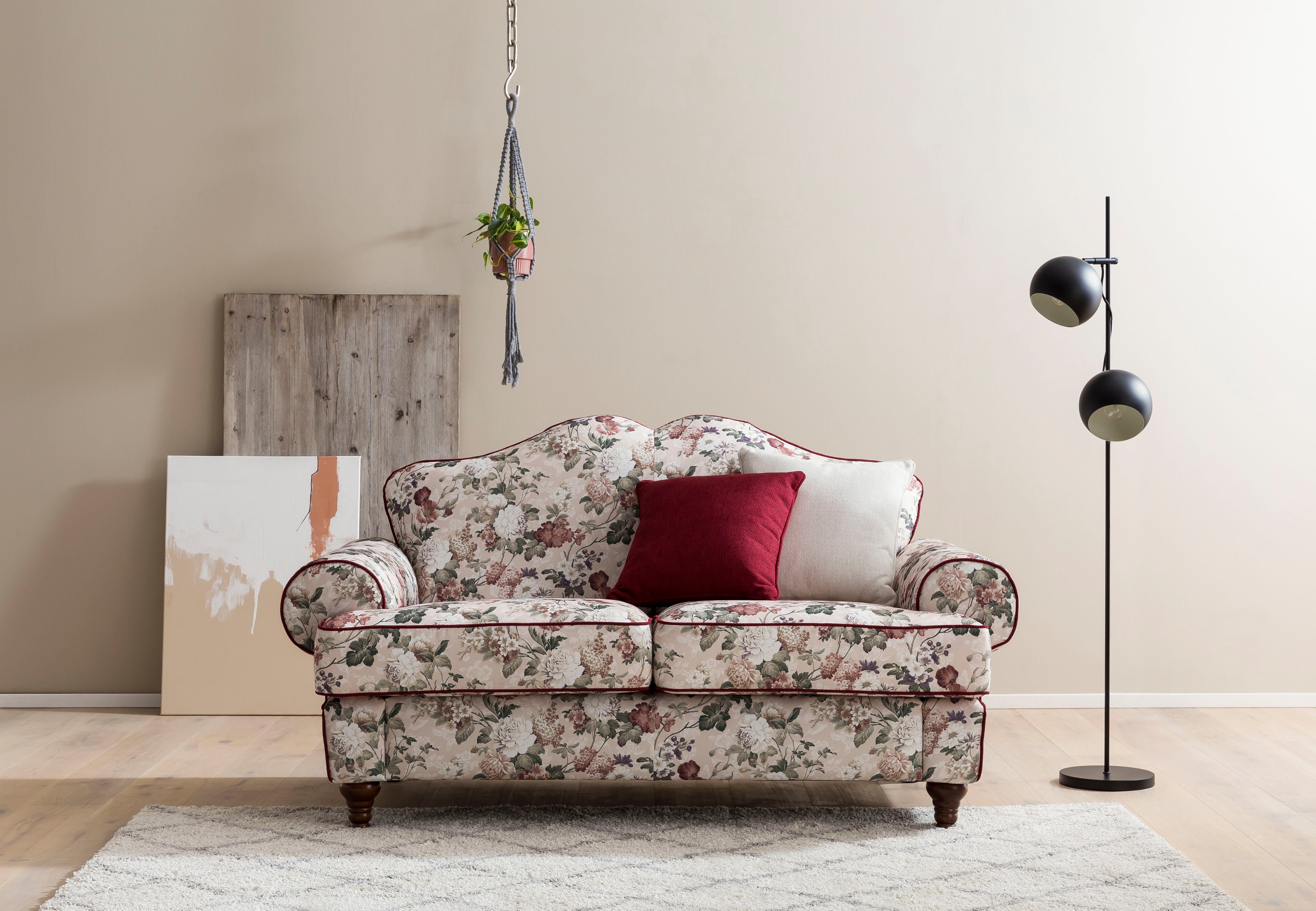 home affaire 2-zitsbank lucienne wit