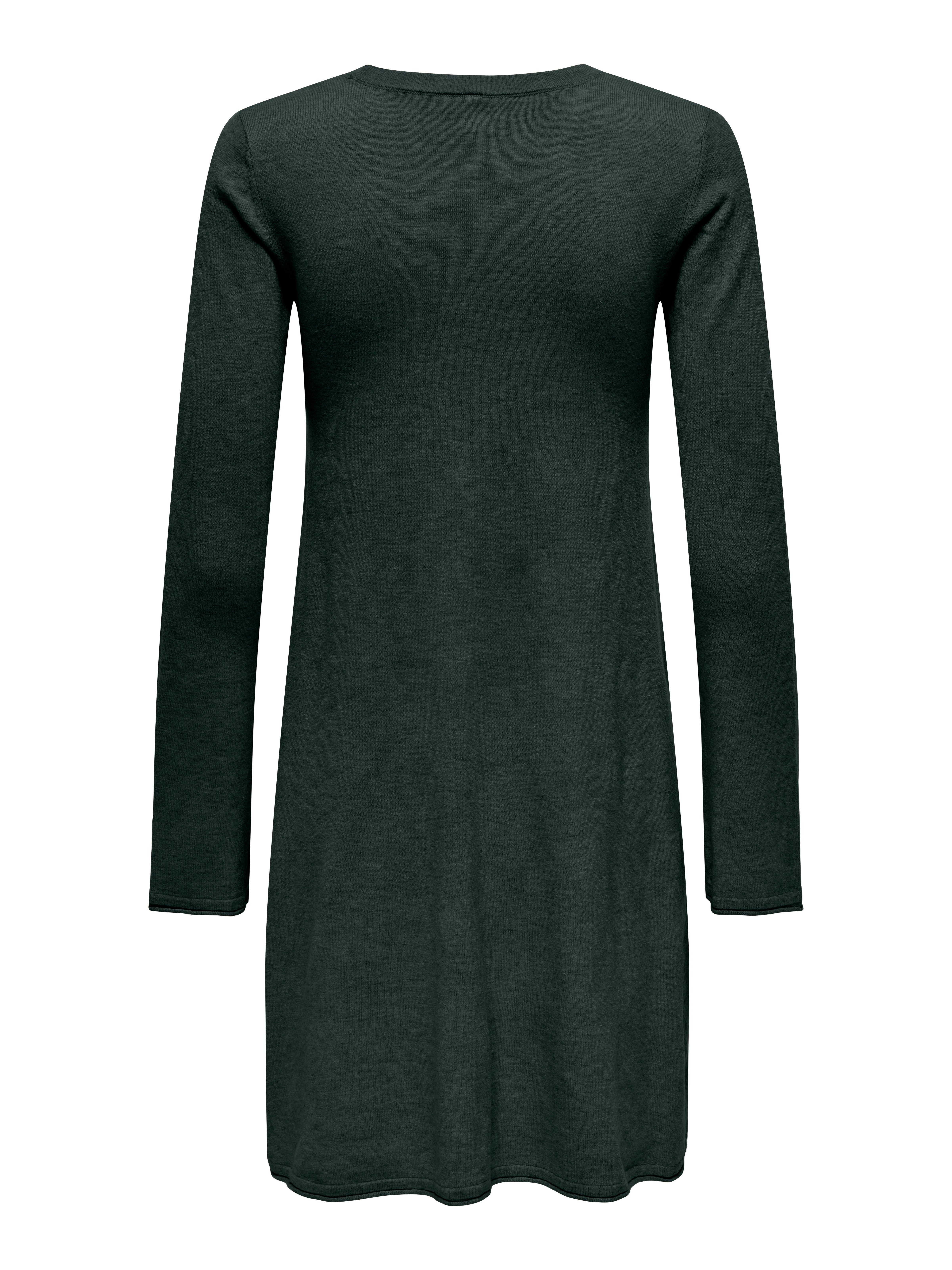 Only Midi-jurk ONLAMALIO LIFE LS ONECK DRESS KNT