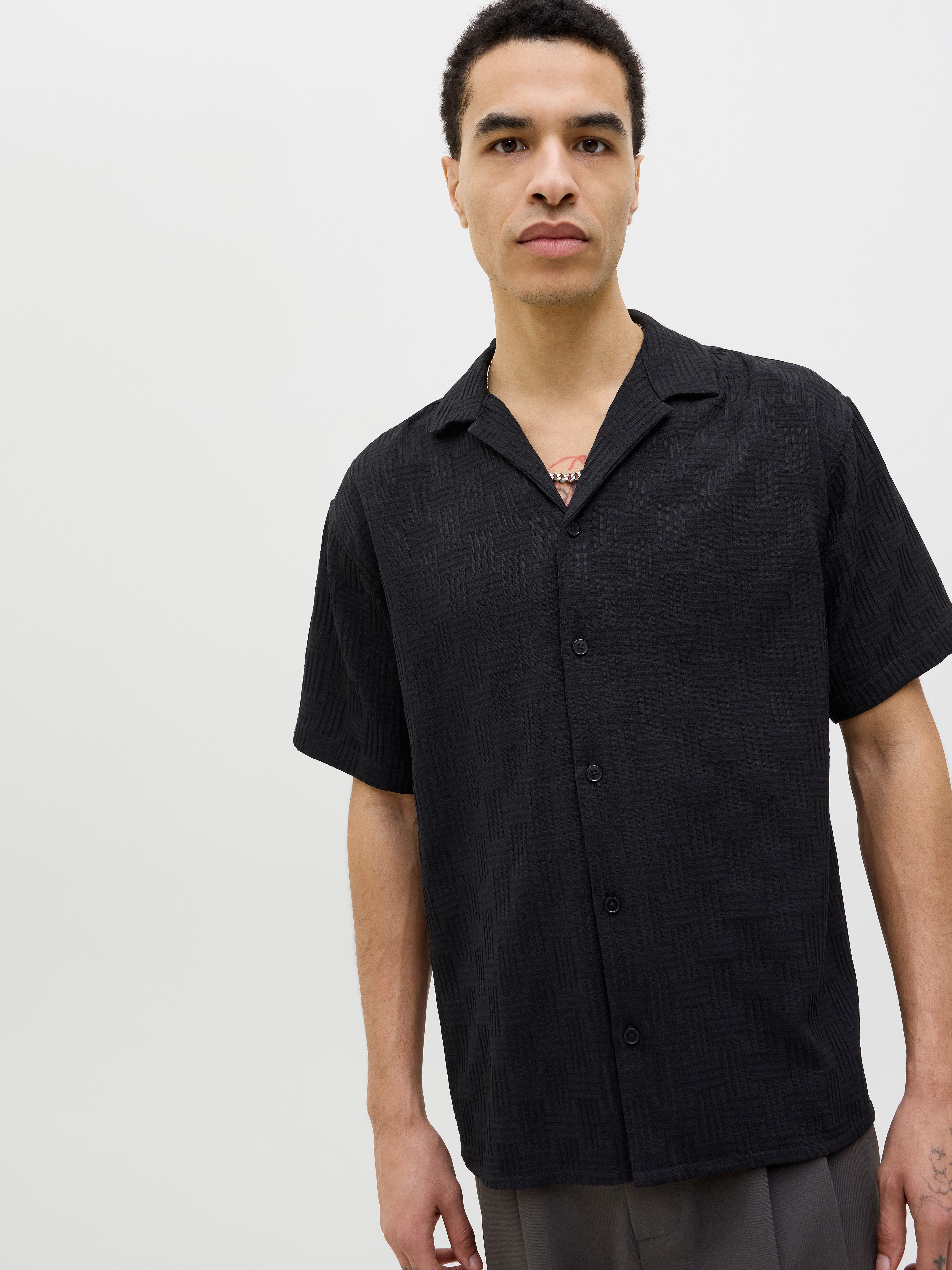 Jack & Jones Overhemd met korte mouwen JJEMATTEO RESORT SHIRT SS SN