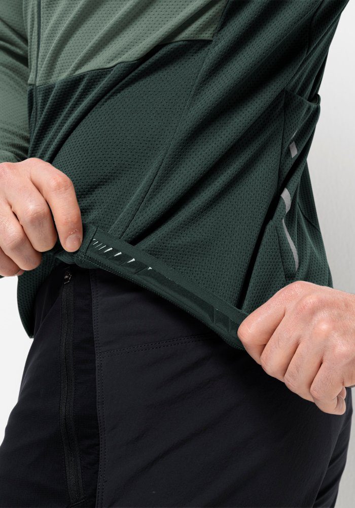 Jack Wolfskin Fietsjack MOROBBIA FZ L/S M