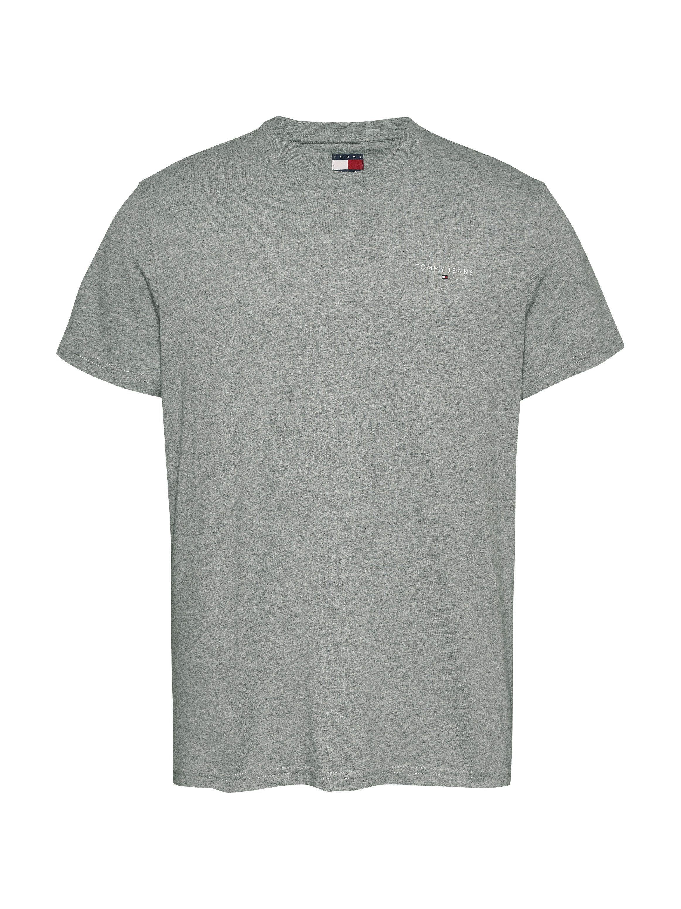 Tommy Jeans Plus Shirt met ronde hals TJM SLIM LINEAR CHEST SS TEE EXT