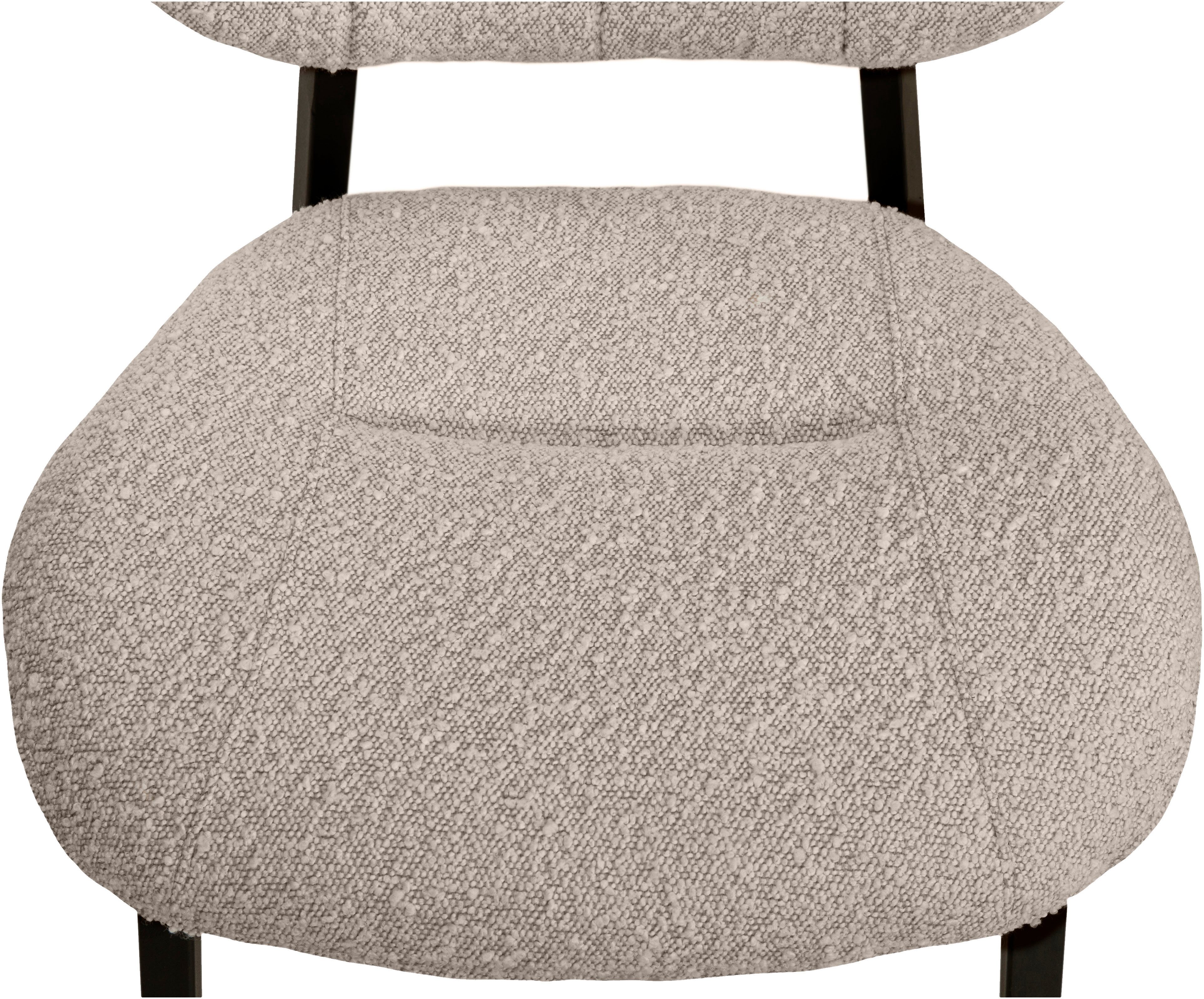 OMG Design Eetkamerstoel JOE moderne bouclé bekleding, comfortabel gepolsterd, keukenstoel