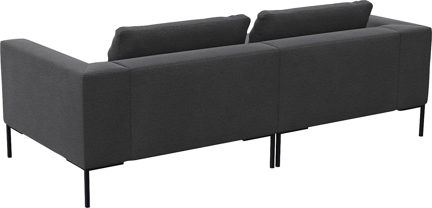 FLEXLUX Hoekbank Loano, super comfortabel zitcomfort door koudschuim in de zitting, L-vorm