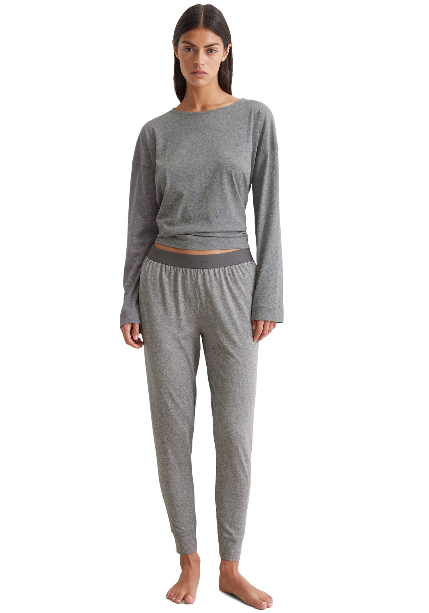 Marc O'Polo Loungebroek Mix & Match Cotton-Woven met klassieke regular fit