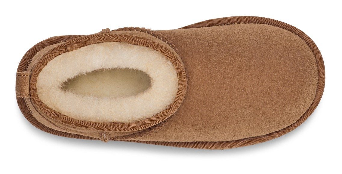 UGG Winterlaarzen Classic Ultra Mini instaplaars, winterlaars, boots met lamsvachtvoering