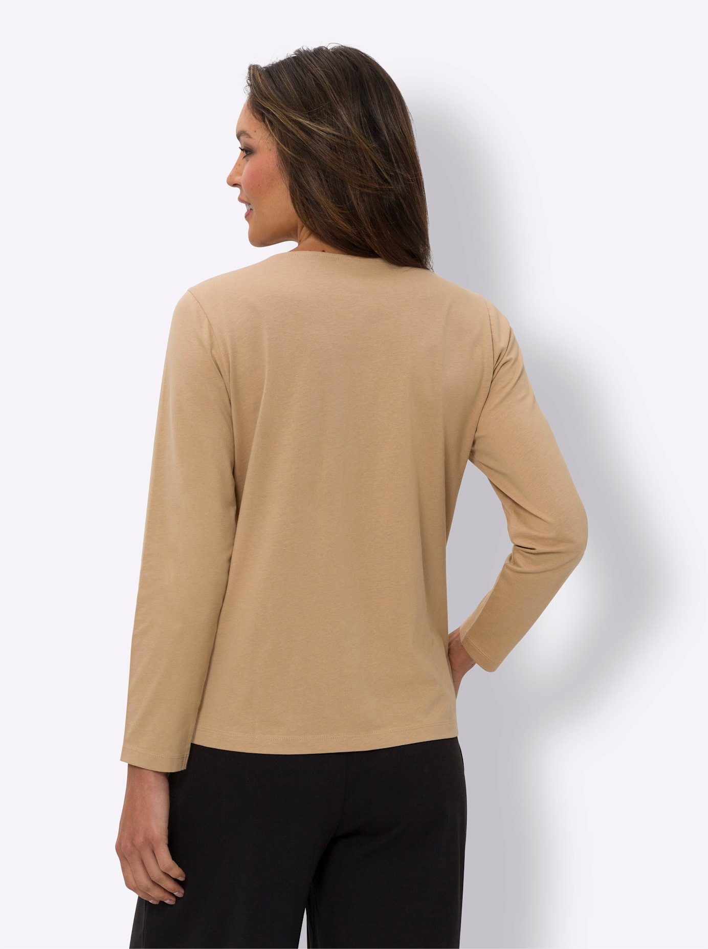 Classic Basics Shirt met lange mouwen (1-delig)