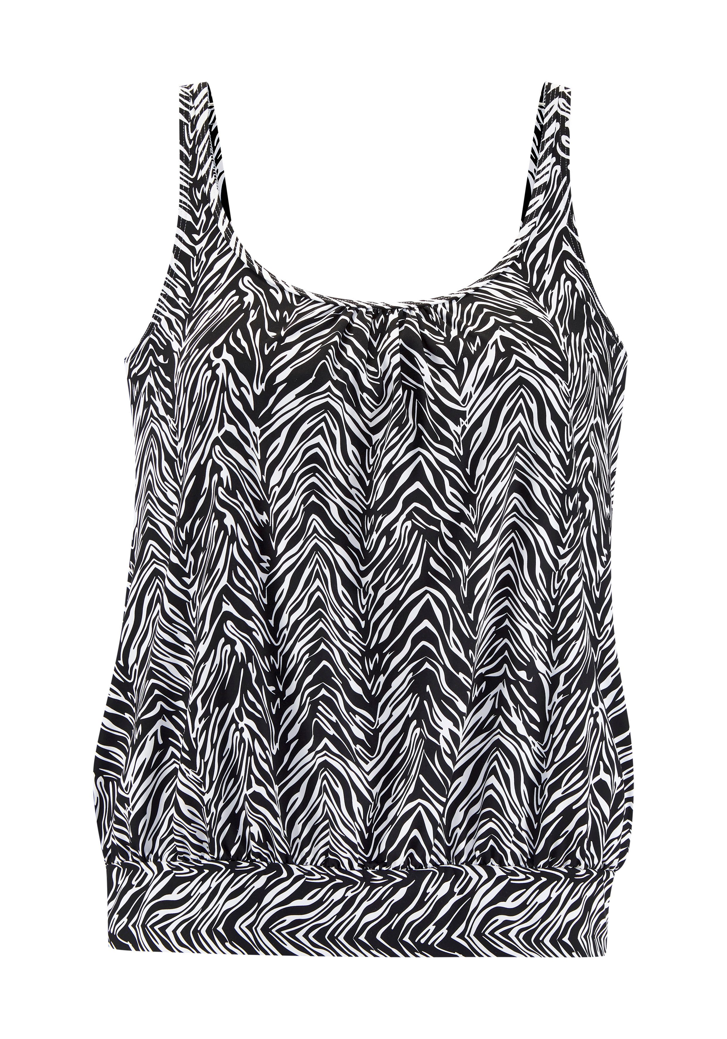 s.Oliver RED LABEL Beachwear Tankinitop Kanto in animaldesign