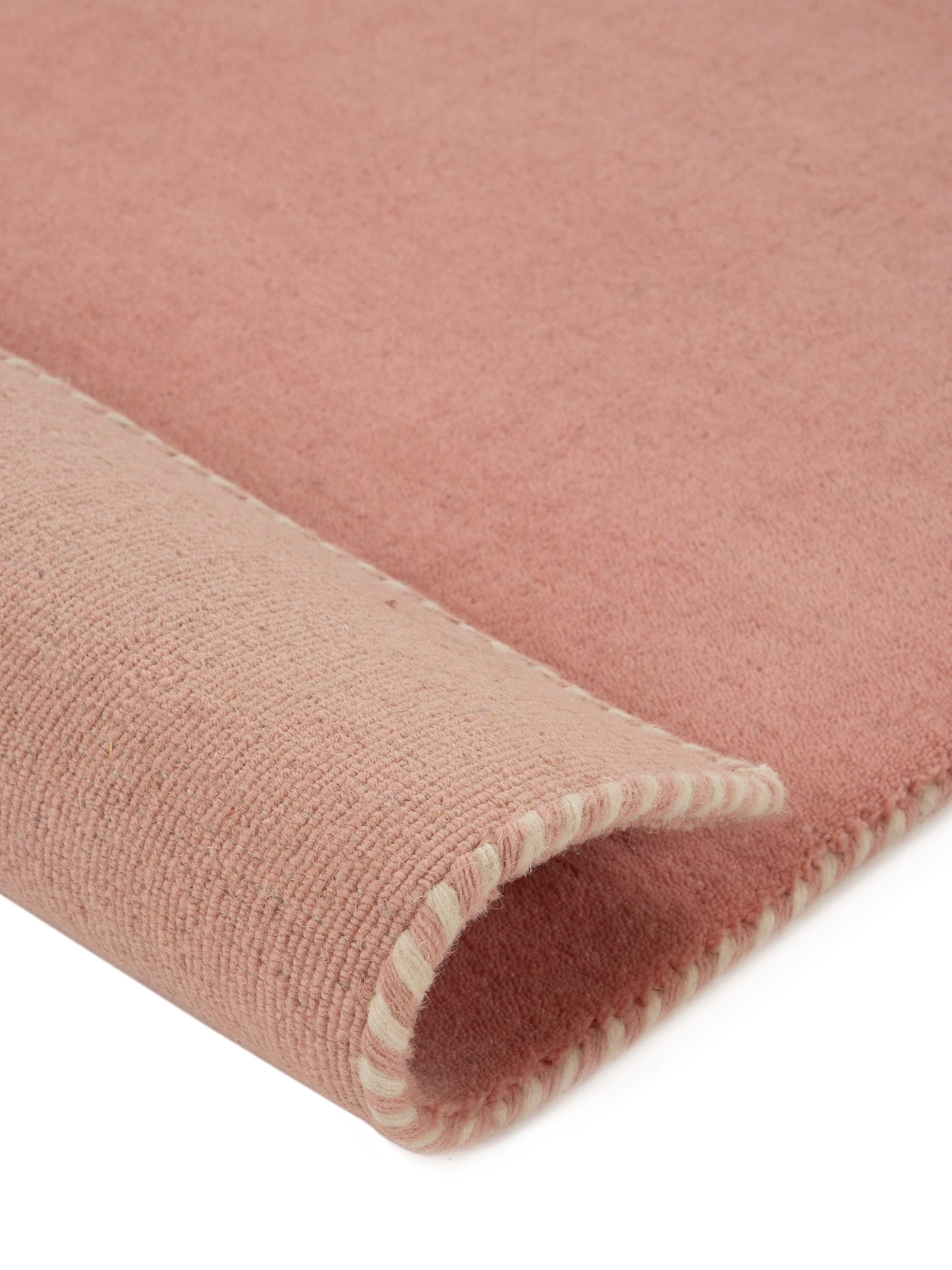 carpetfine Wollen kleed Gabbeh Lola Uni met natuurlijk plantaardig materiaal handgeweven, ook in rond