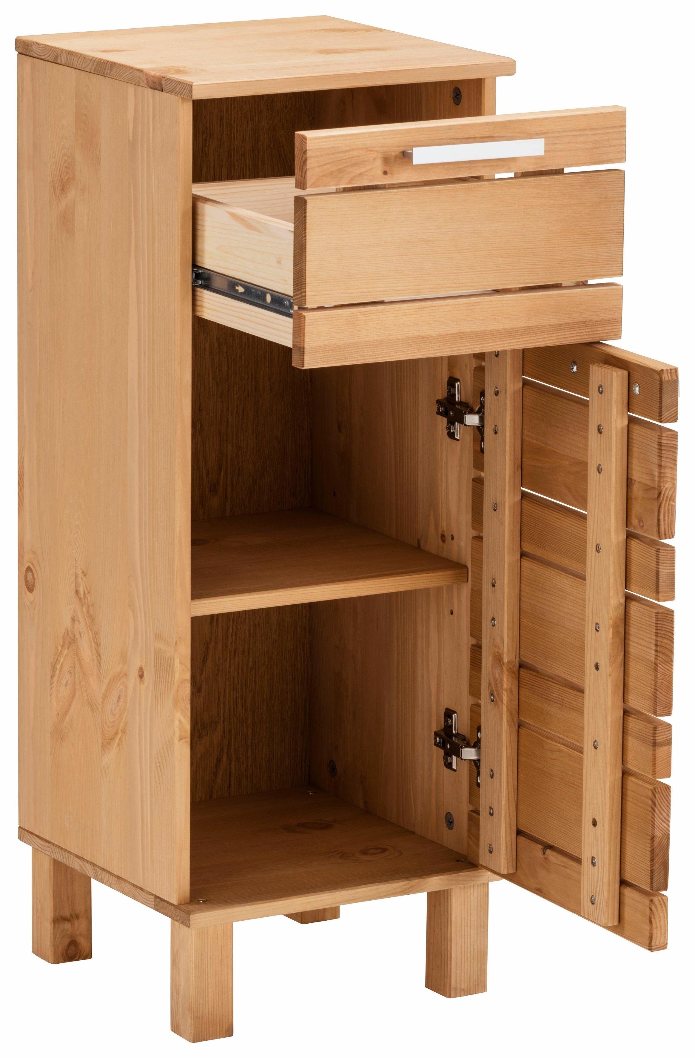 Home affaire Onderkast Josie Breedte 30,5 cm, van massief hout, verstelbare plank