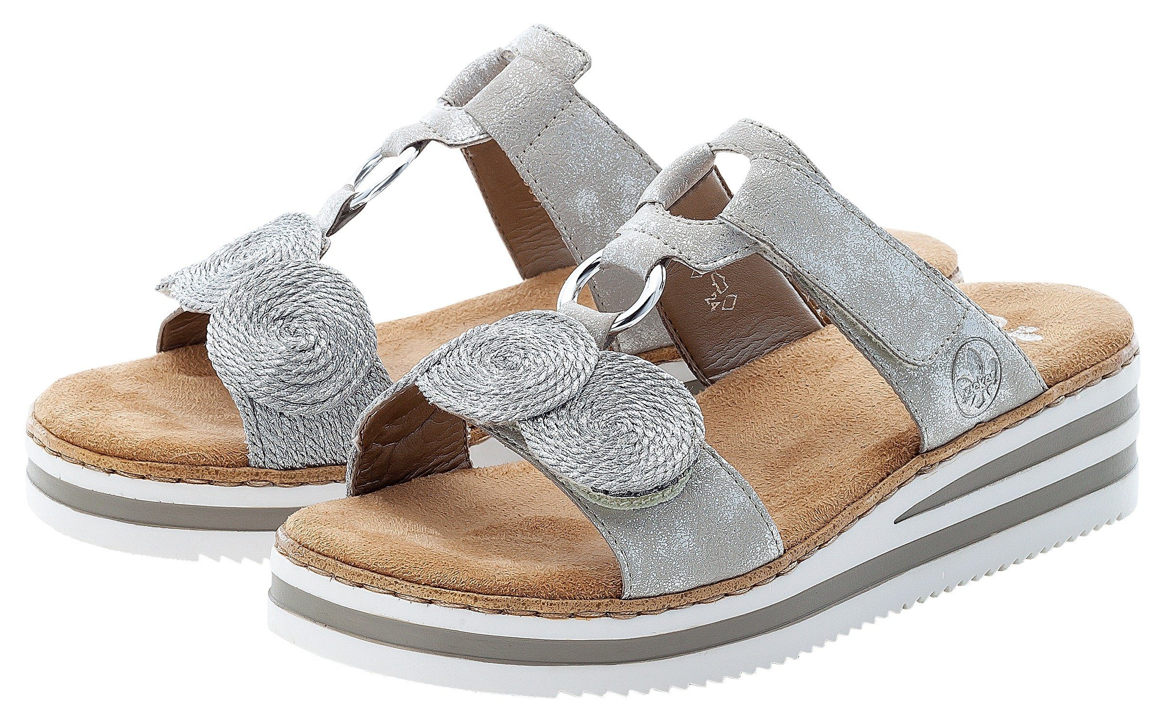 Rieker Slippers , sleehak, zomerschoen, slipper voor de zomer