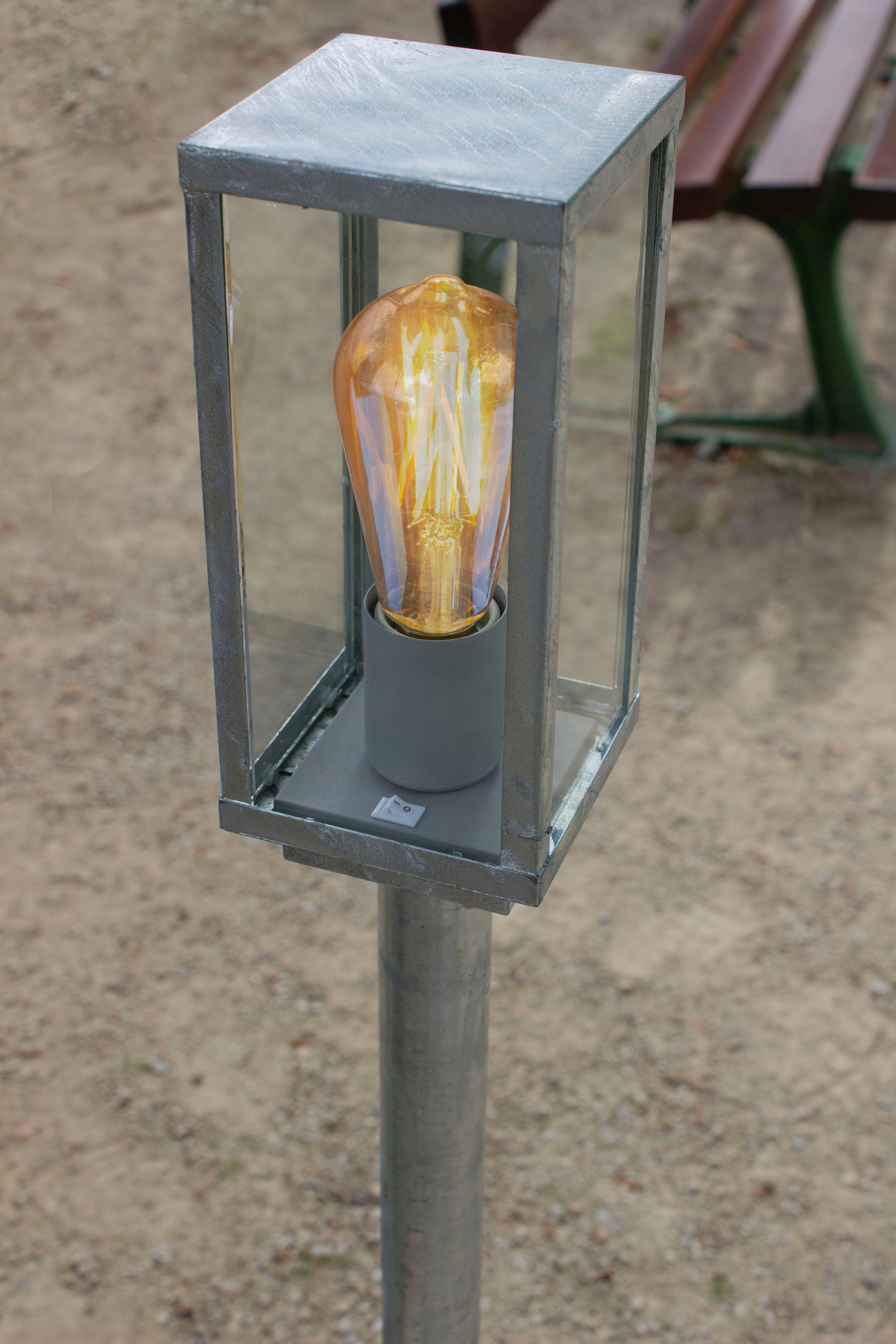 ECO-LIGHT Wandlamp voor buiten Geruit (1 stuk)