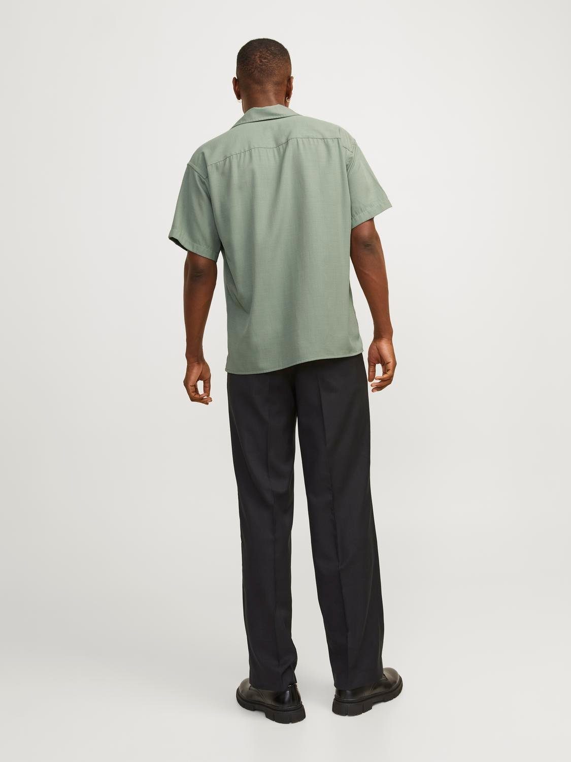 Jack & Jones Overhemd met korte mouwen JPRCCAARON TENCEL RESORT SHIRT S/S LN