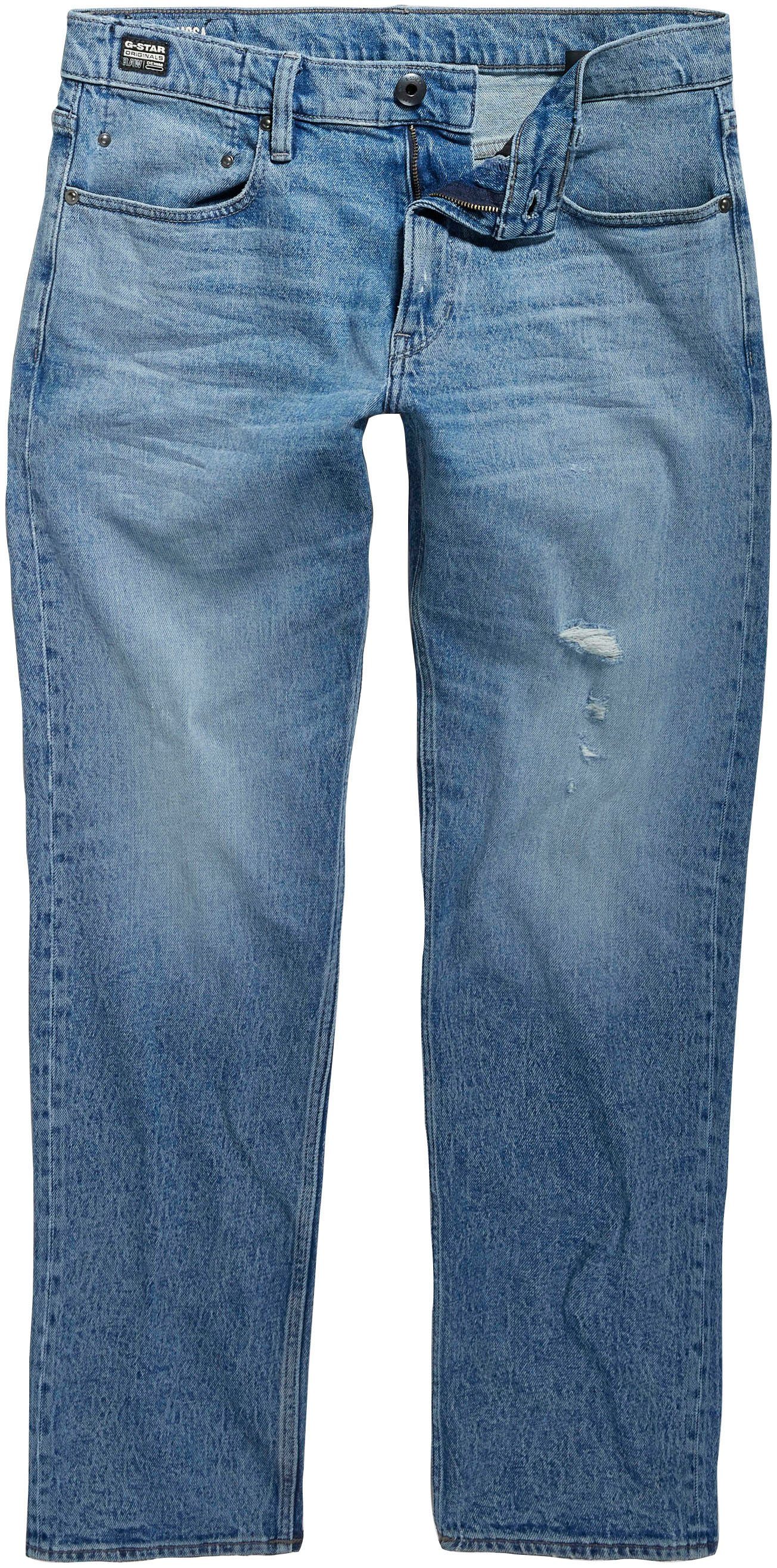 G-Star RAW Straight jeans Mosa Straight met lichte naden