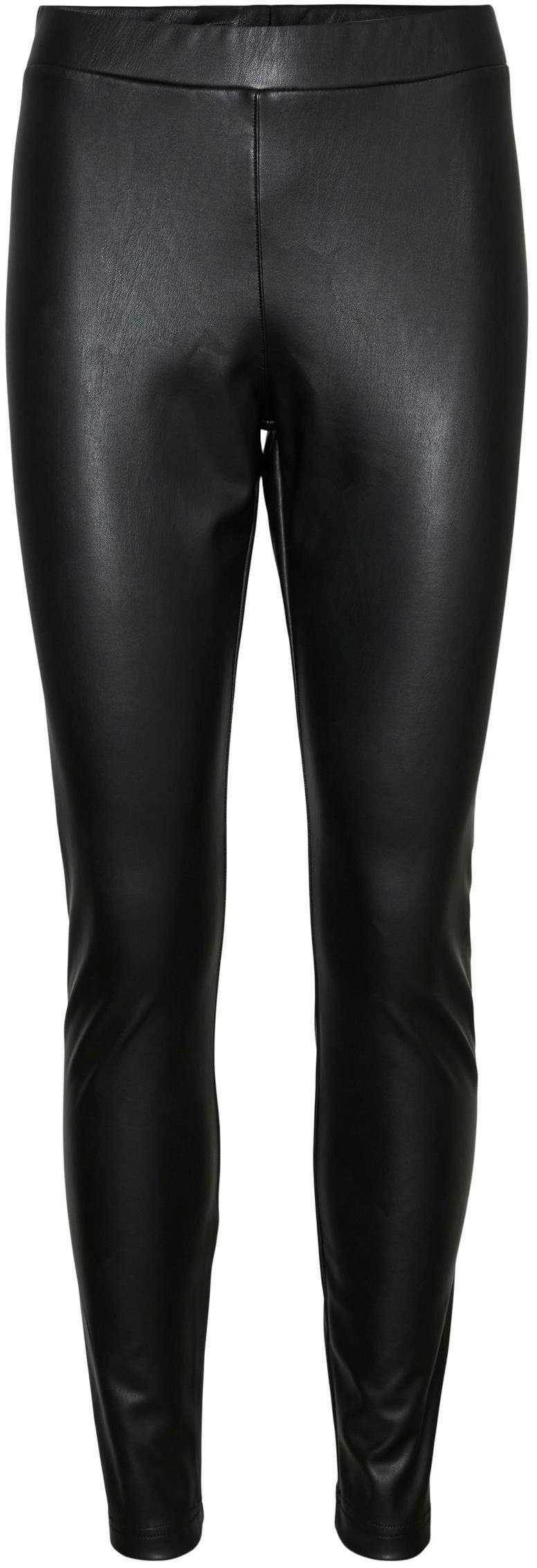 Vero Moda Imitatieleren broek VMGANA MR PL LEGGING