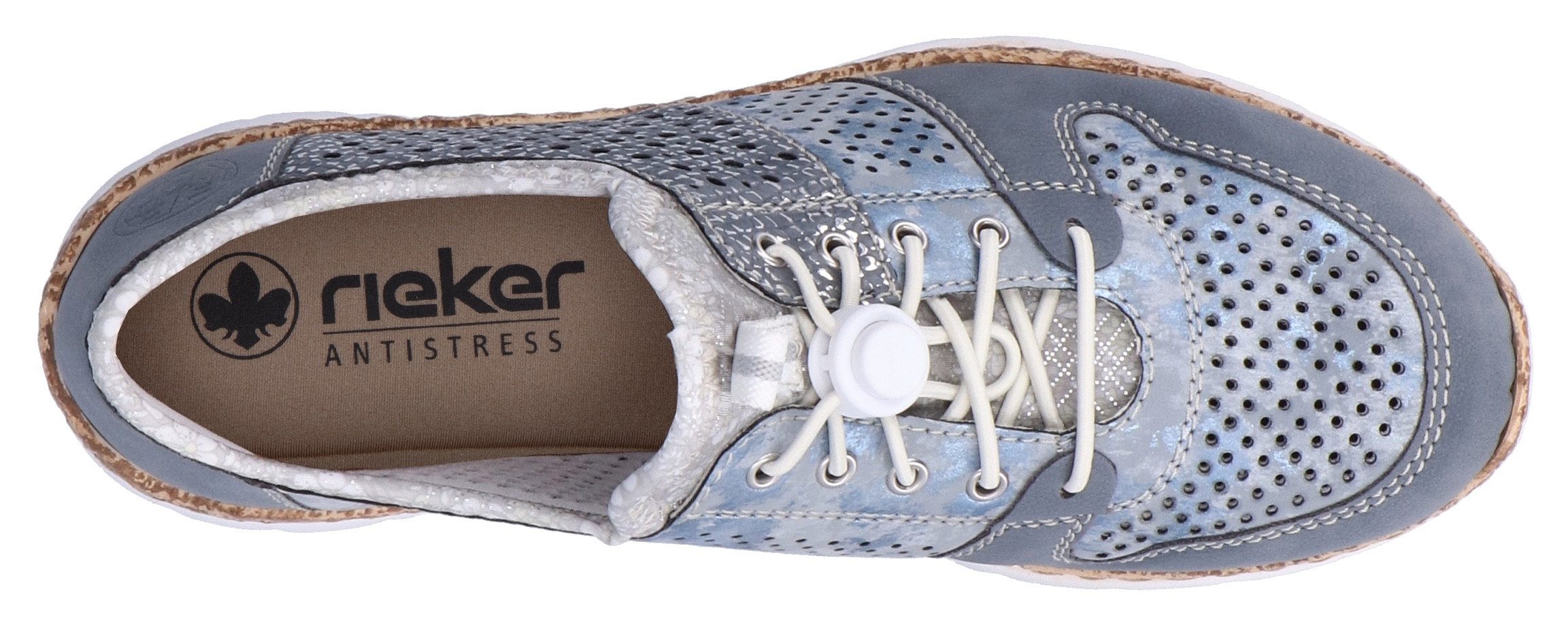Rieker Slip-on sneakers Slipper, instapschoen met memo soft uitrusting