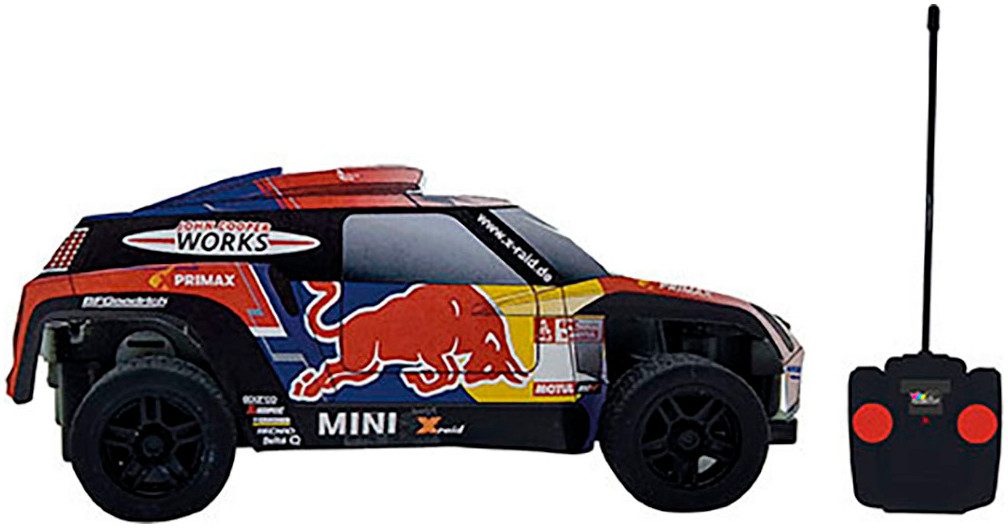 Happy People Radiografisch bestuurbare buggy Mini Cooper JCW X-Raid Red Bull