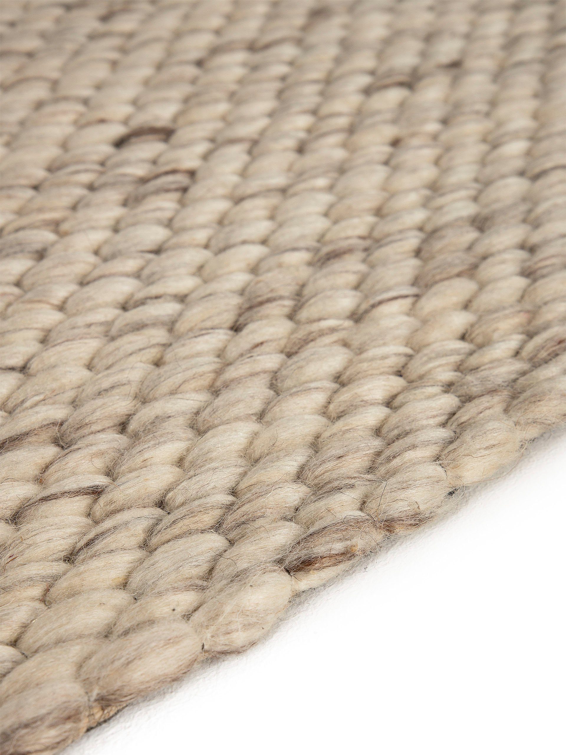carpetfine Wollen kleed Sina Handgeweven tapijt, 100% wol, gemêleerd, handgeweven, zacht & knuffelig