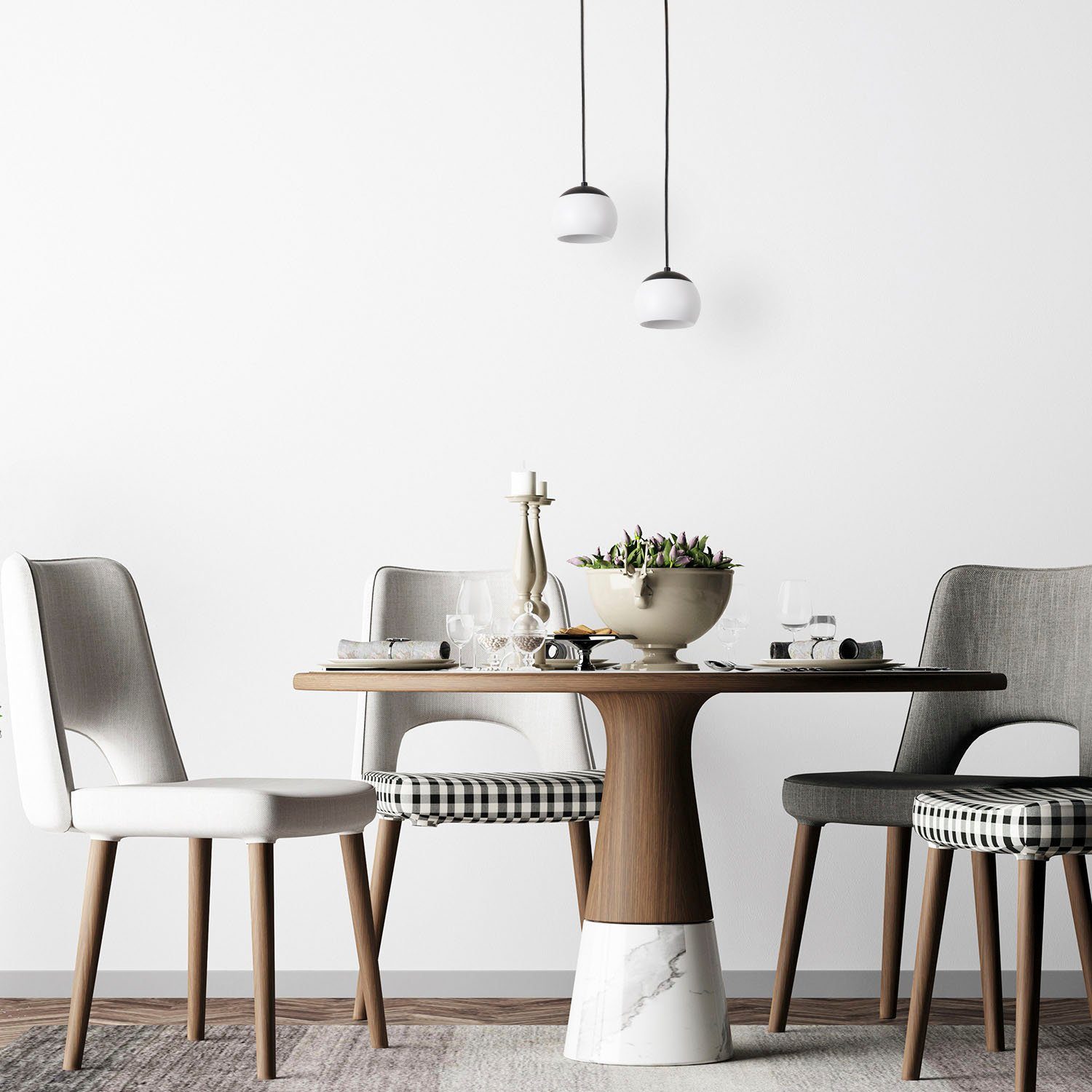 Paco Home Hanglamp Cleo LED pendellamp woonkamer hanglamp eetkamer keukenlamp bol