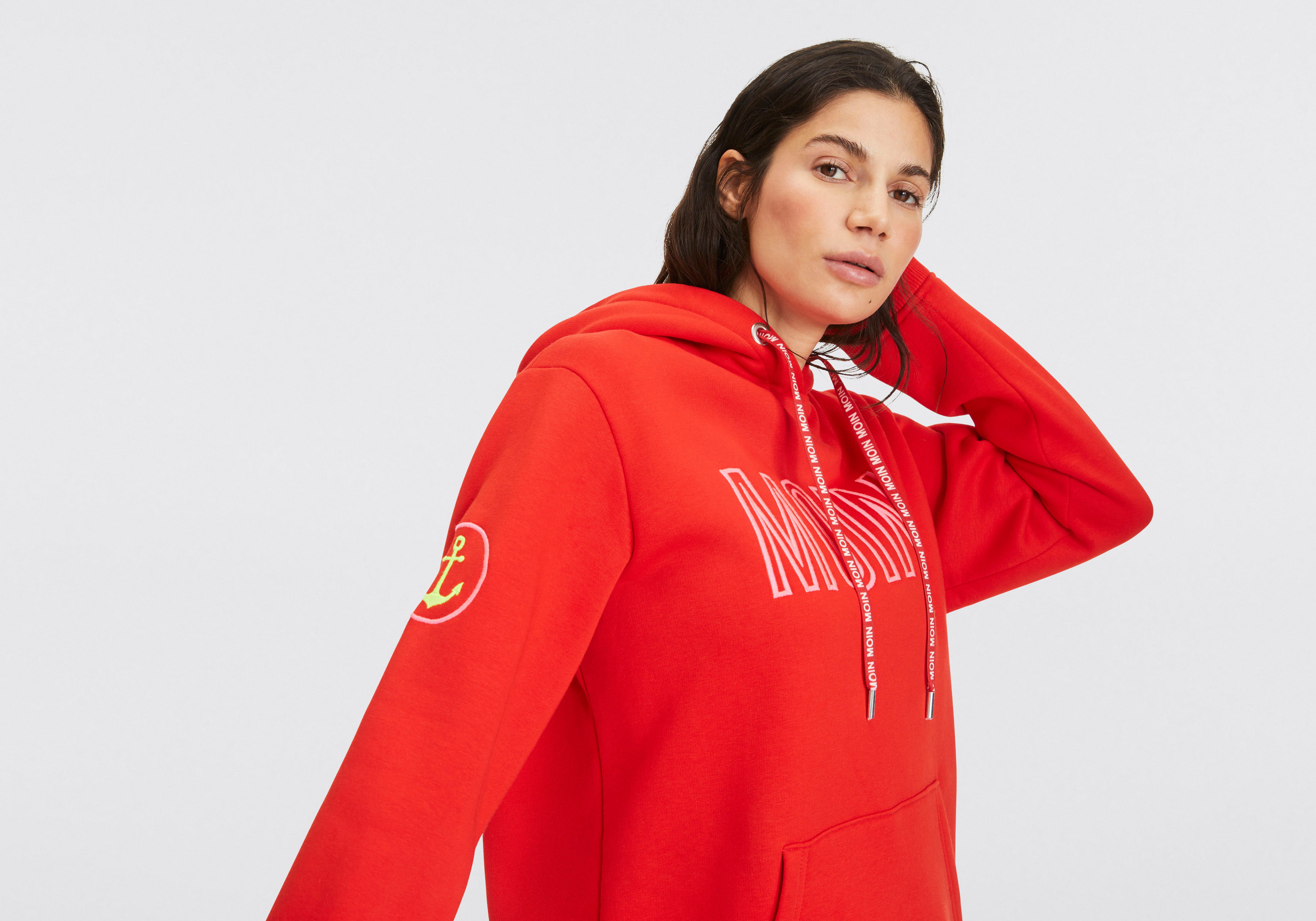 Zwillingsherz Hoodie Limited Edition met capuchon geborduurd "moin" en ankerontwerp exclusief bij otto
