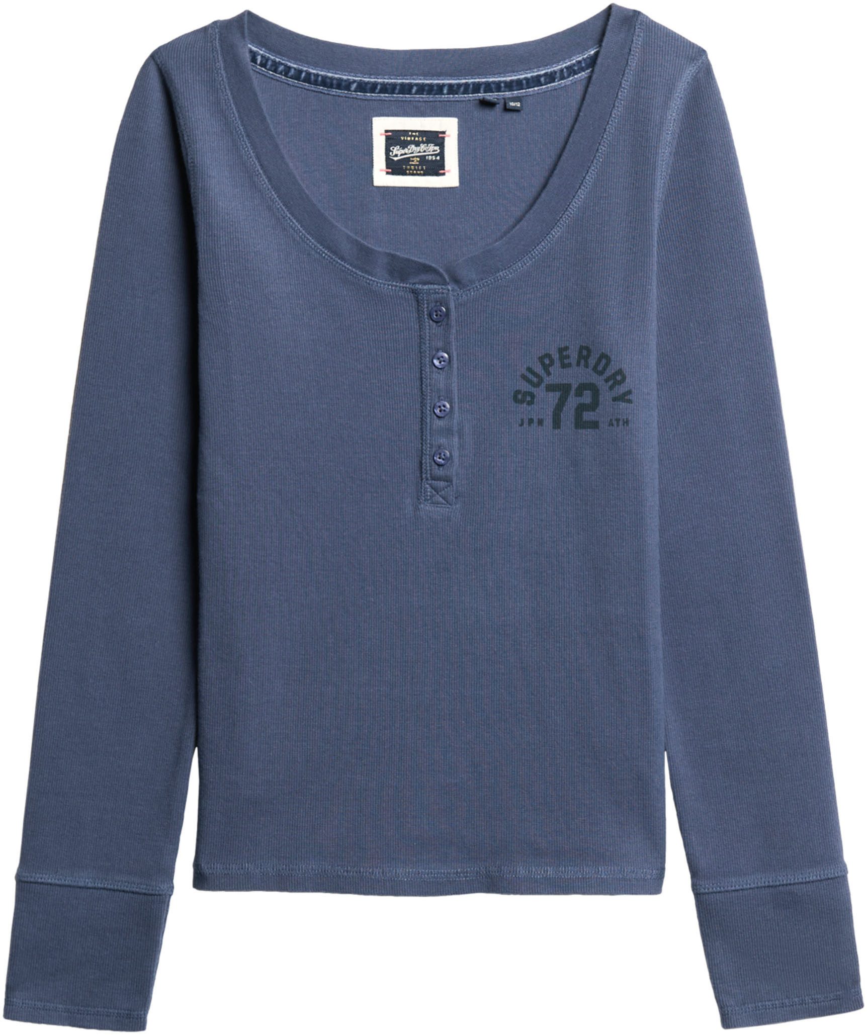 Superdry Shirt met lange mouwen ATHLETIC BUTTON DOWN LS TOP