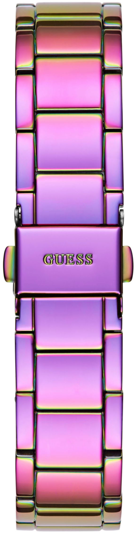 Guess Kwartshorloge Shooting star Horloge, dameshorloge, kristallen, mineraalglas, stalen band