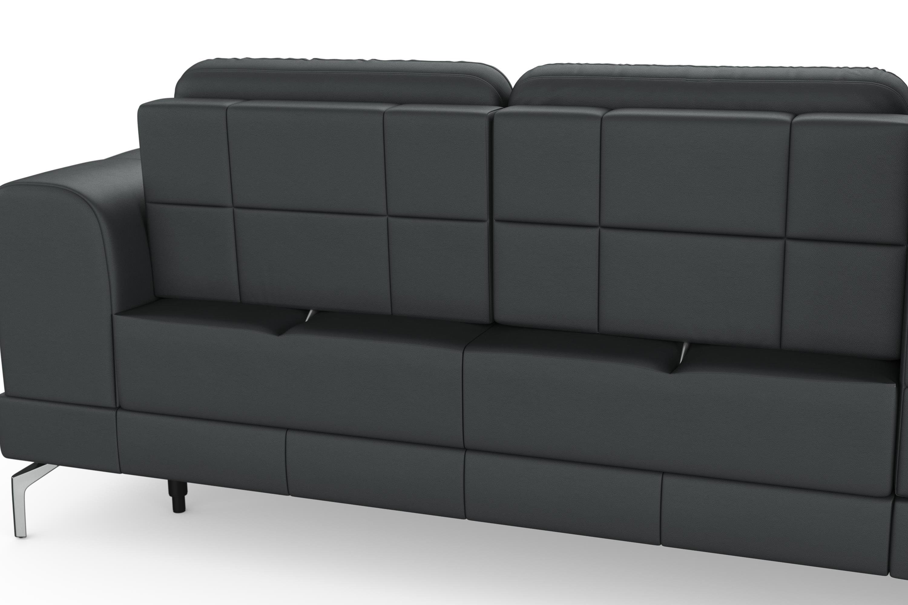 sit&more Hoekbank Bendigo L-vorm inclusief zitdiepteverstelling, bodemvrijheid 15 cm, 2 pootkleuren