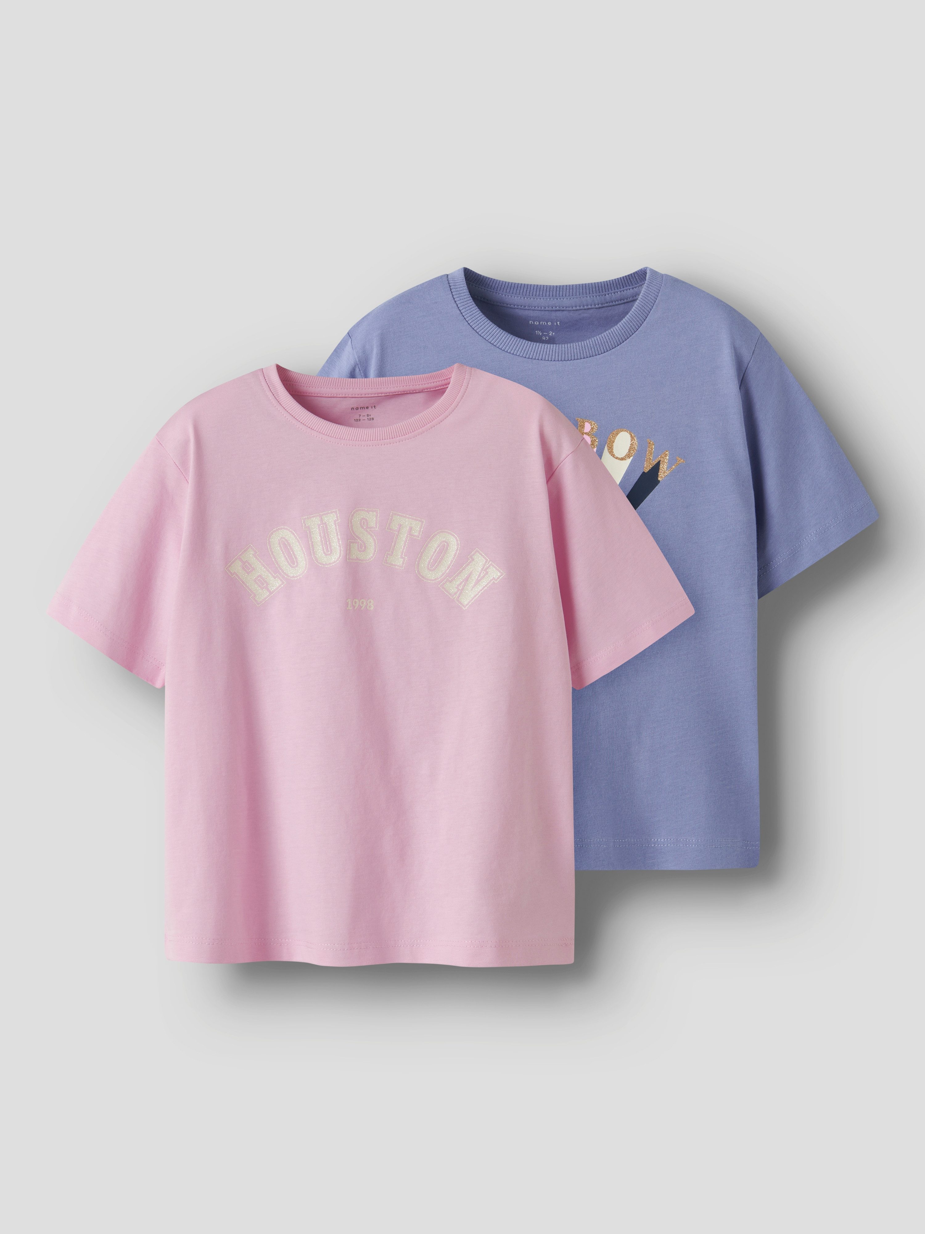 Name It T-shirt NMFKATINKA 2P SS NREG TOP PB (set, 2-delig)