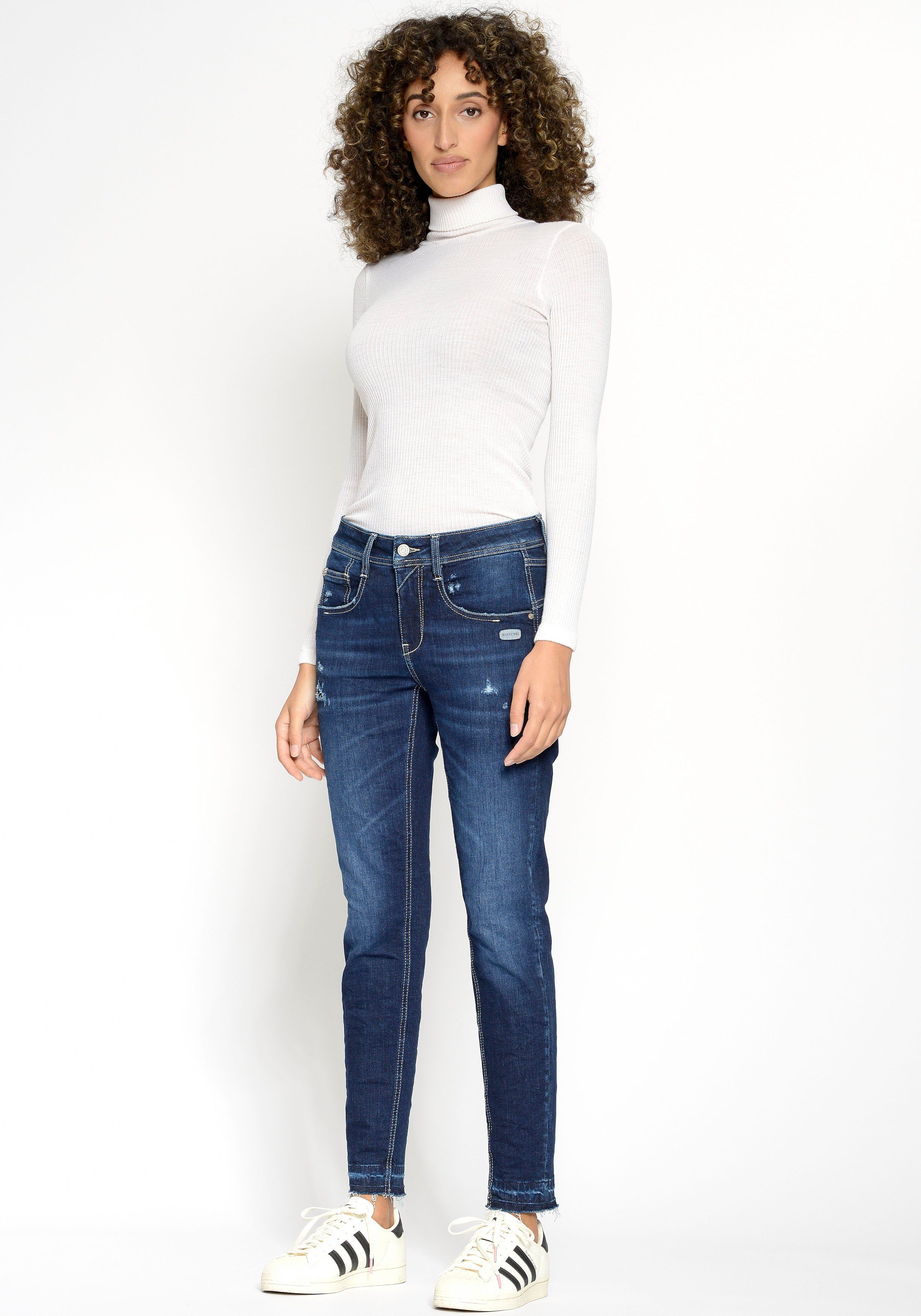 GANG Relax fit jeans 94AMELIE CROPPED in 5-pocket-stijl