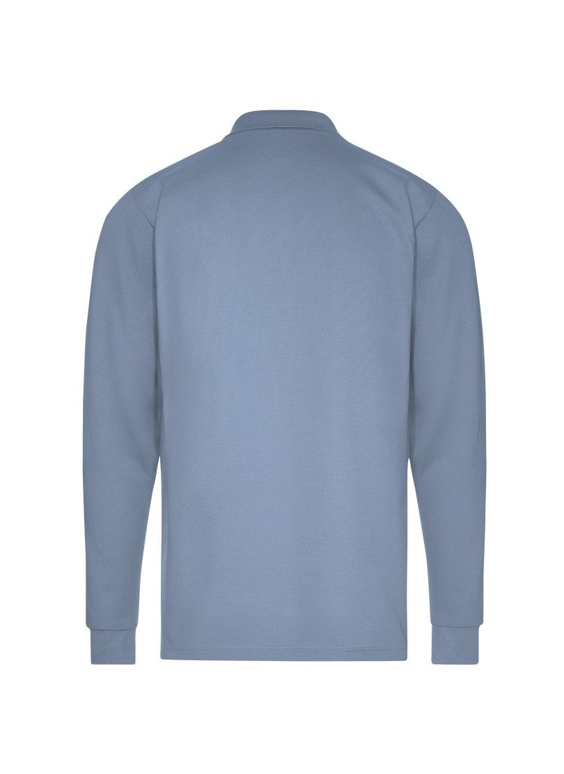 Trigema Poloshirt lange mouw poloshirt met mouwboorden (1-delig)