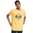 quiksilver t-shirt night surfer geel