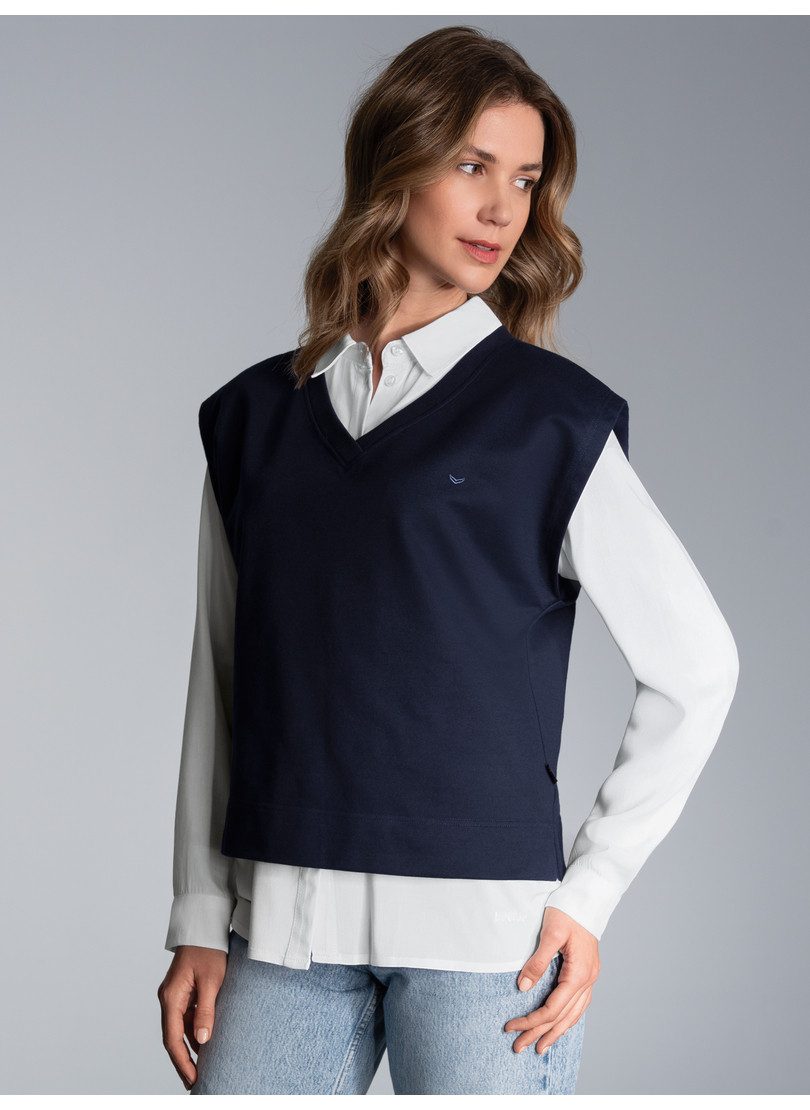Trigema Slip-over TRIGEMA slip-over met V-hals