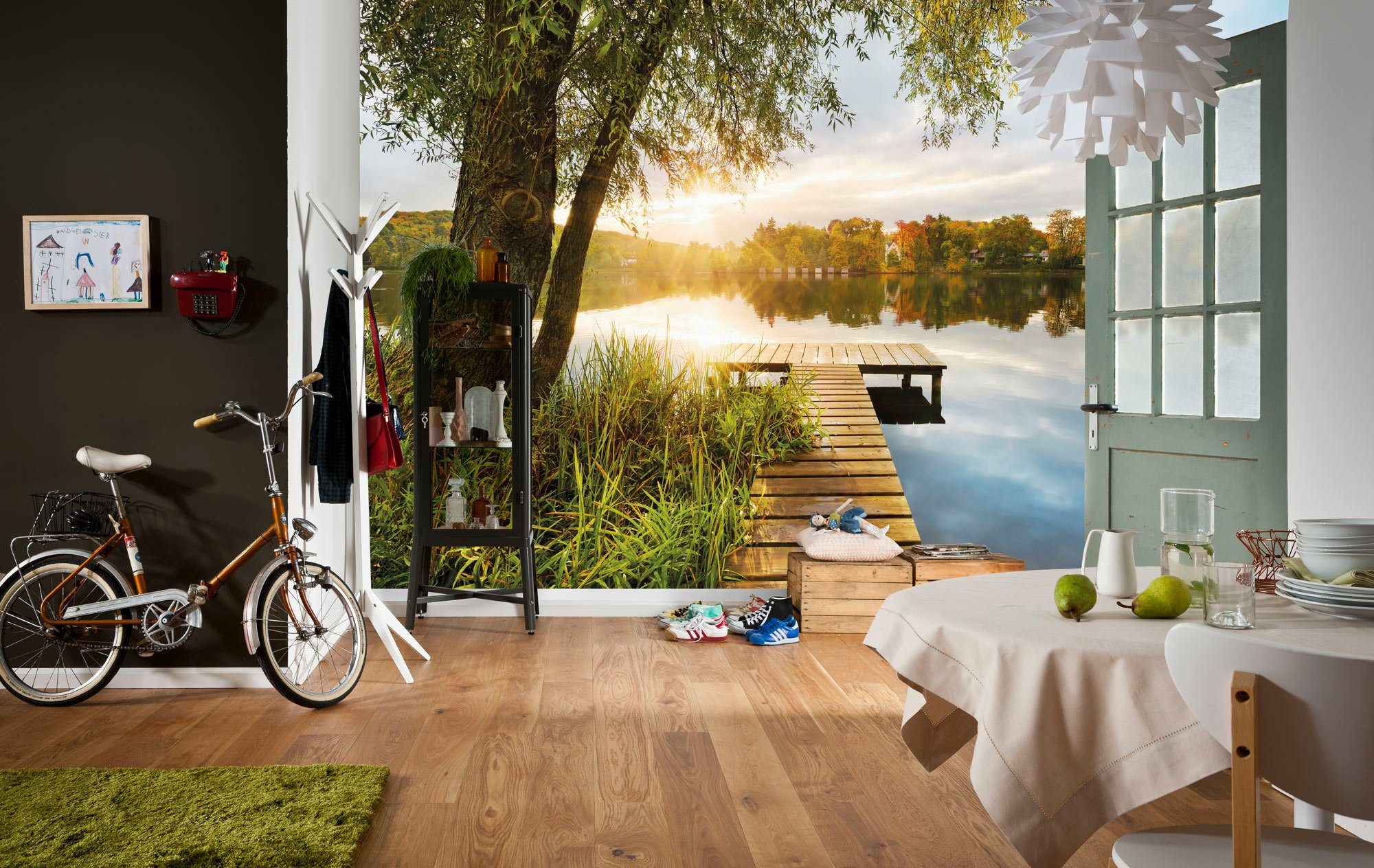 Komar Fotobehang Vlies - Picnic - Afmeting 368 x 248 cm (1 stuk)