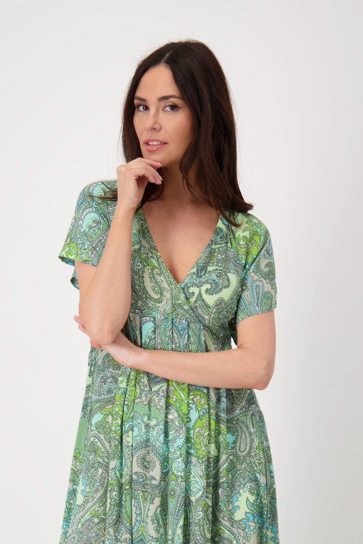 Monari Maxi-jurk met paisley patroon