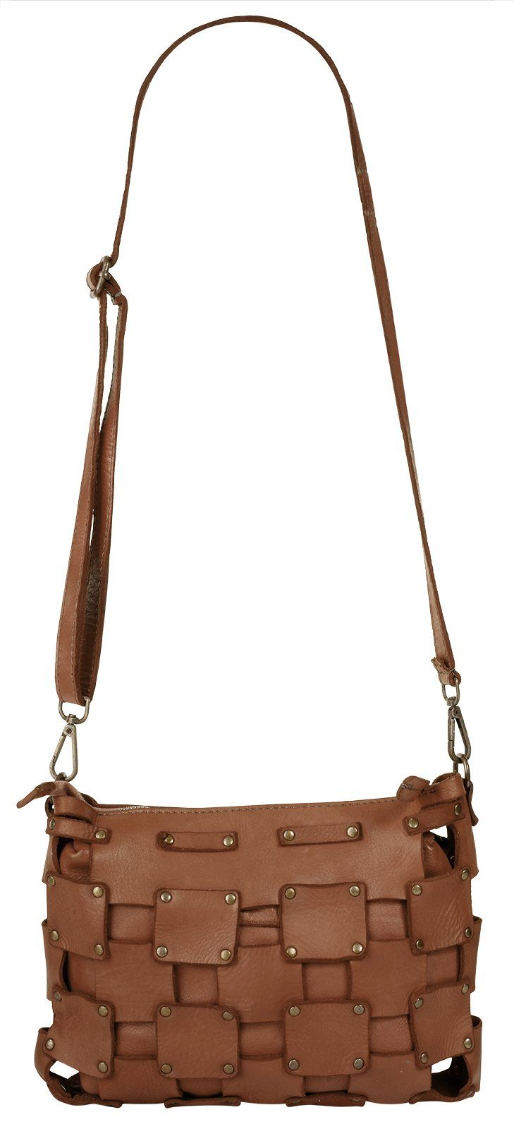 Samantha Look Schoudertas echt leer, made in italy