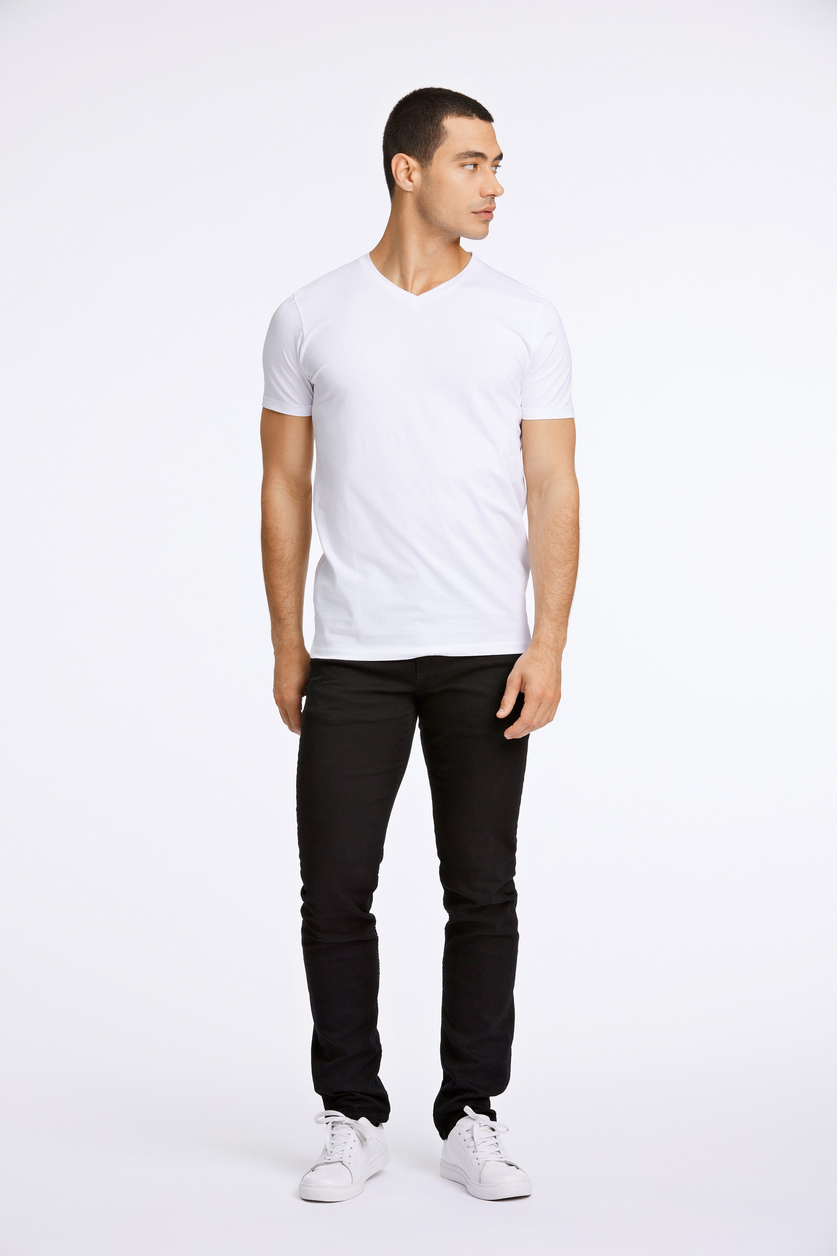 LINDBERGH T-shirt met v-hals
