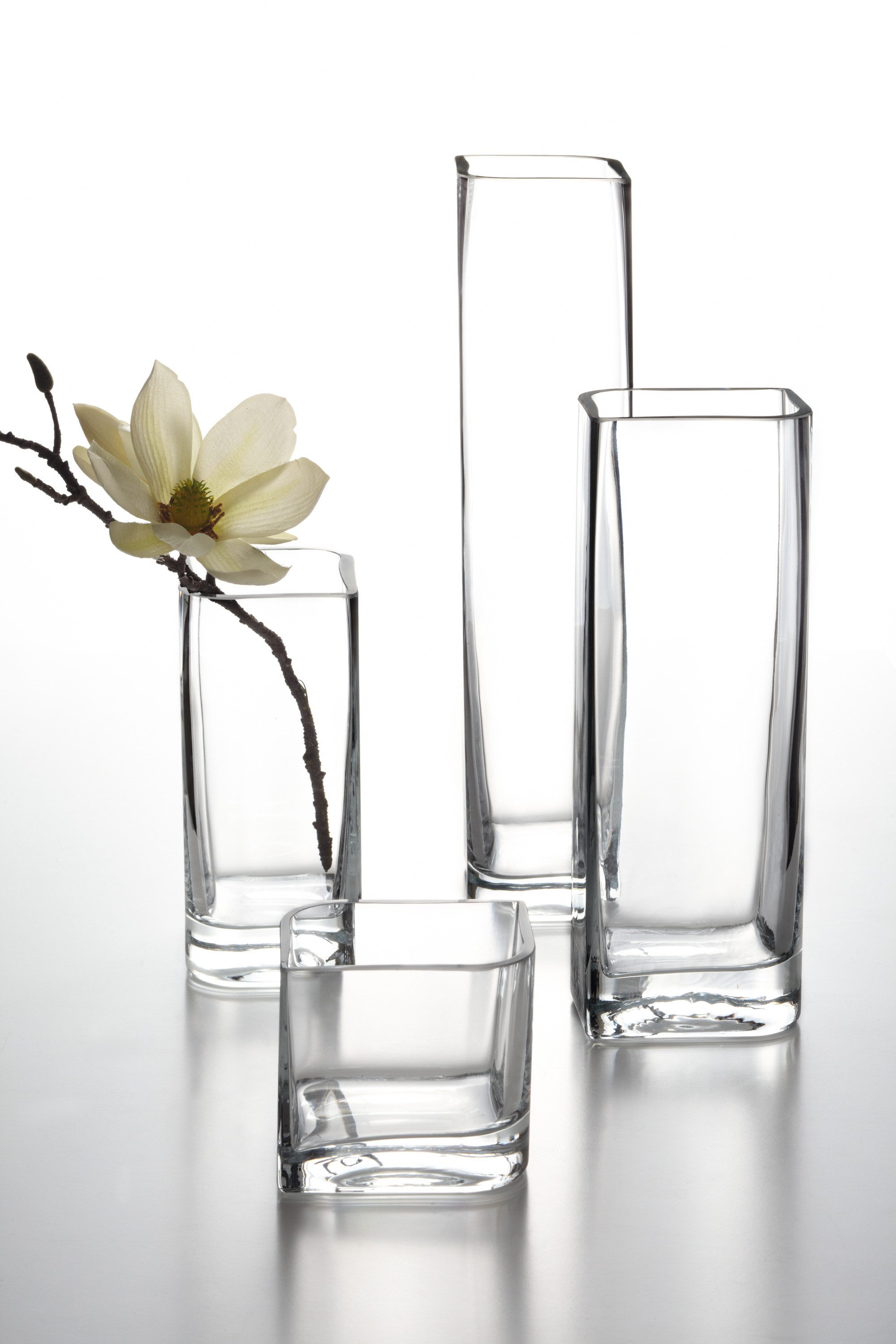 LEONARDO Tafelvaas Decoratieve vaas LUCCA, van glas, handgemaakt (1 stuk)