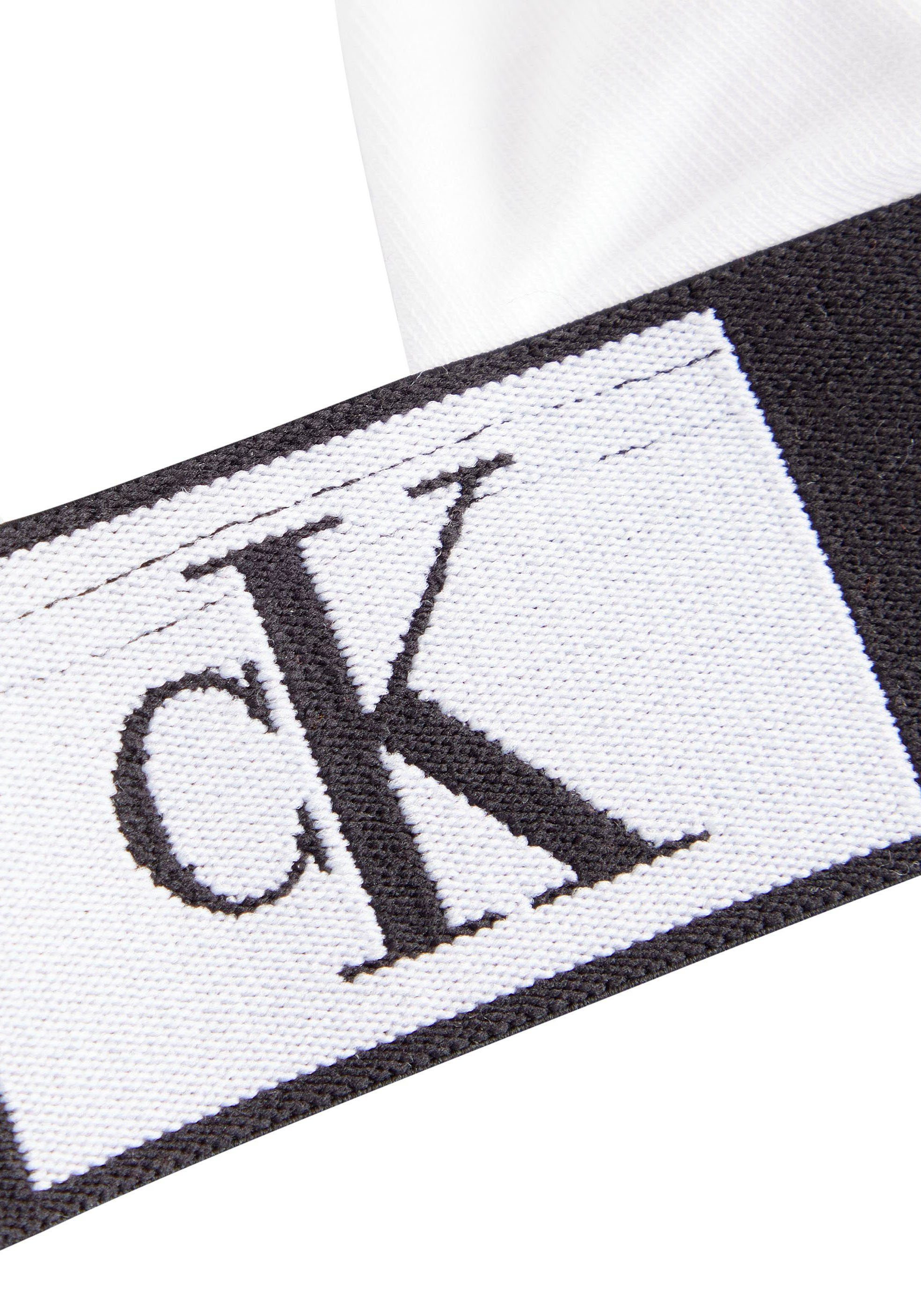Calvin Klein Bralette-bh UNLINED TRIANGLE met klassieke tailleband met ck logo