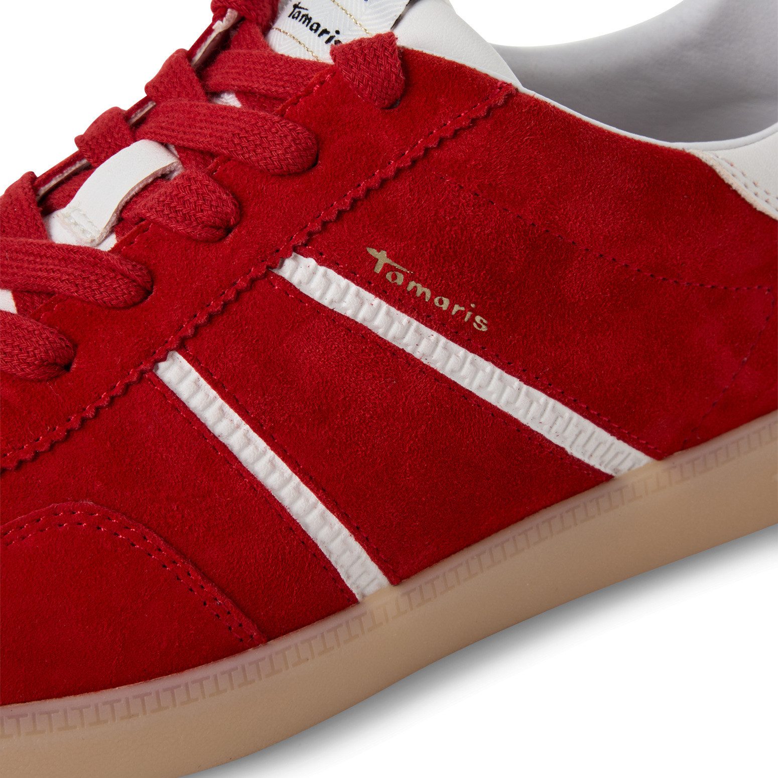 Tamaris Plateausneakers , vrijetijdsschoen, halfschoen, veterschoen met gepolsterde schacht