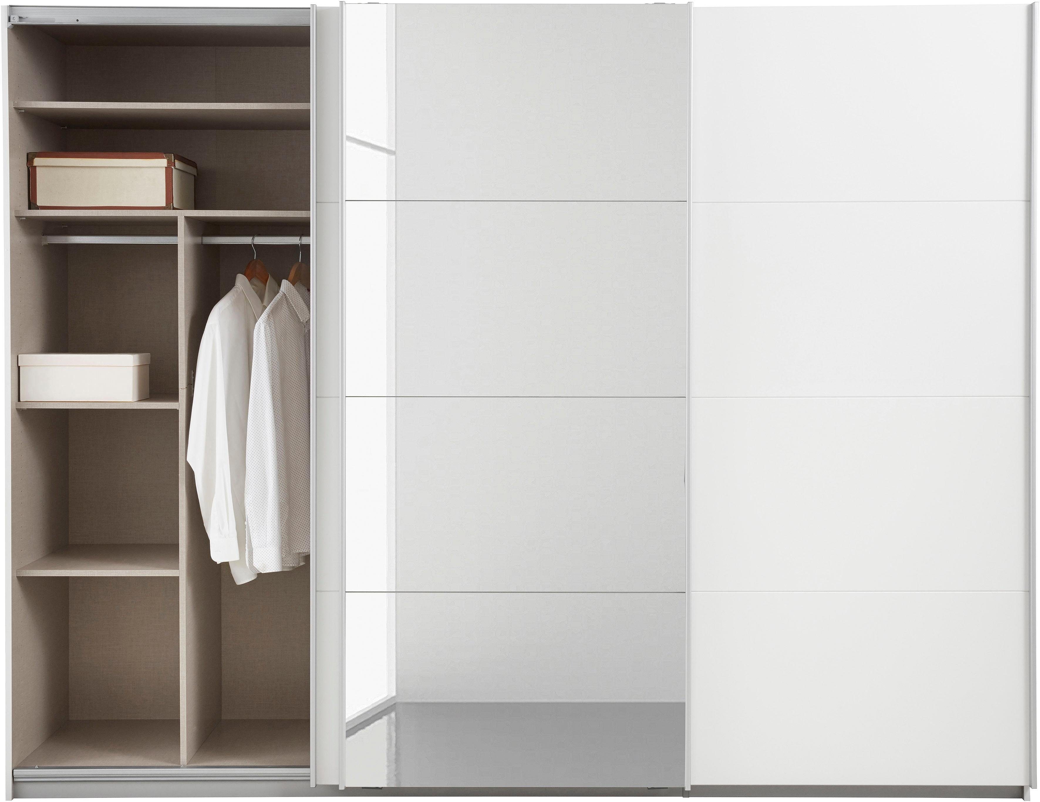 rauch Schuifdeurkast Kledingkast Garderobe CORTONA inclusief interieurindeling,